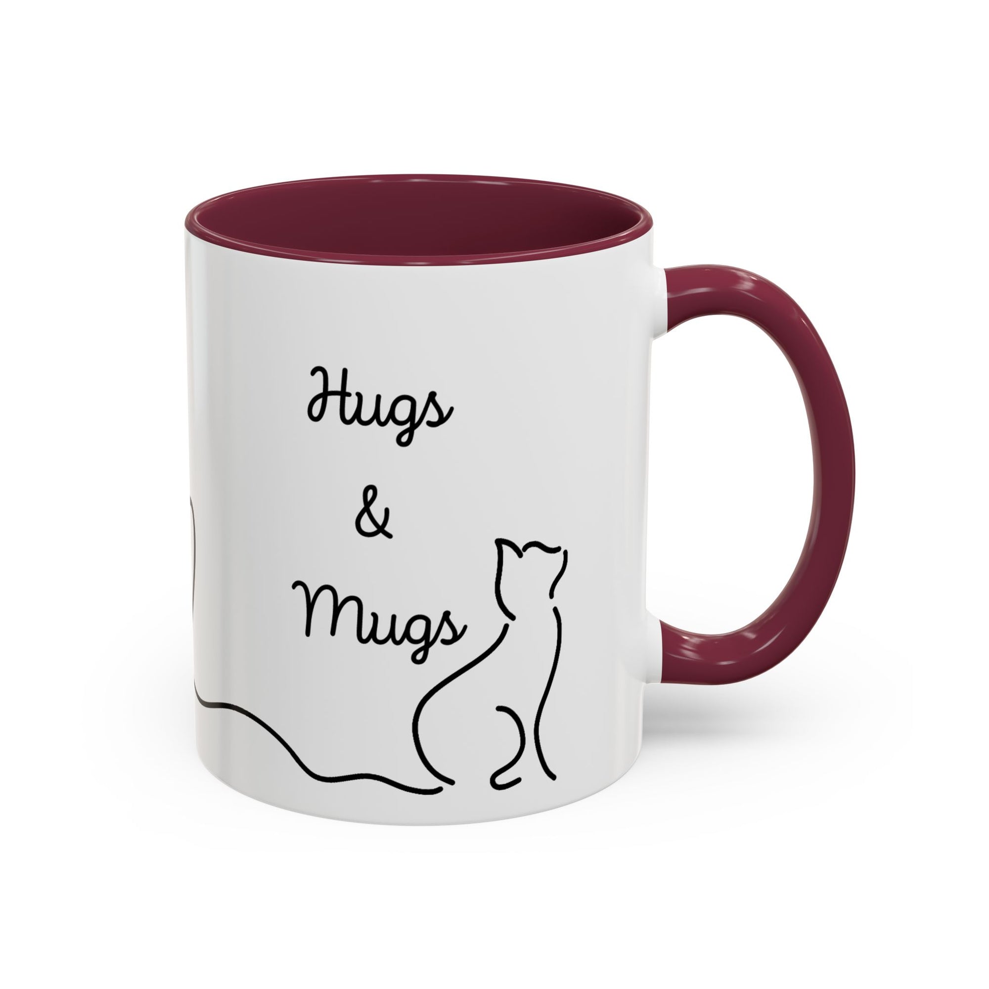 Hugs & Mugs Vibrant Color Coffee Mug