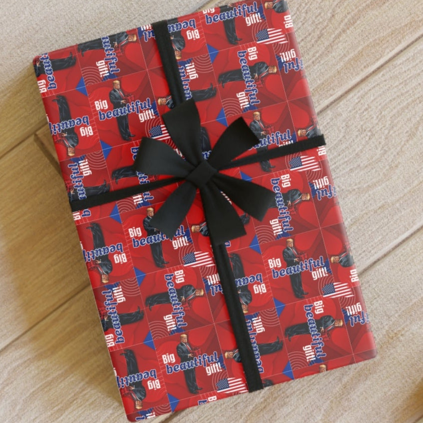 Big Beautiful Gift from Trump Gift Wrapping Paper Roll