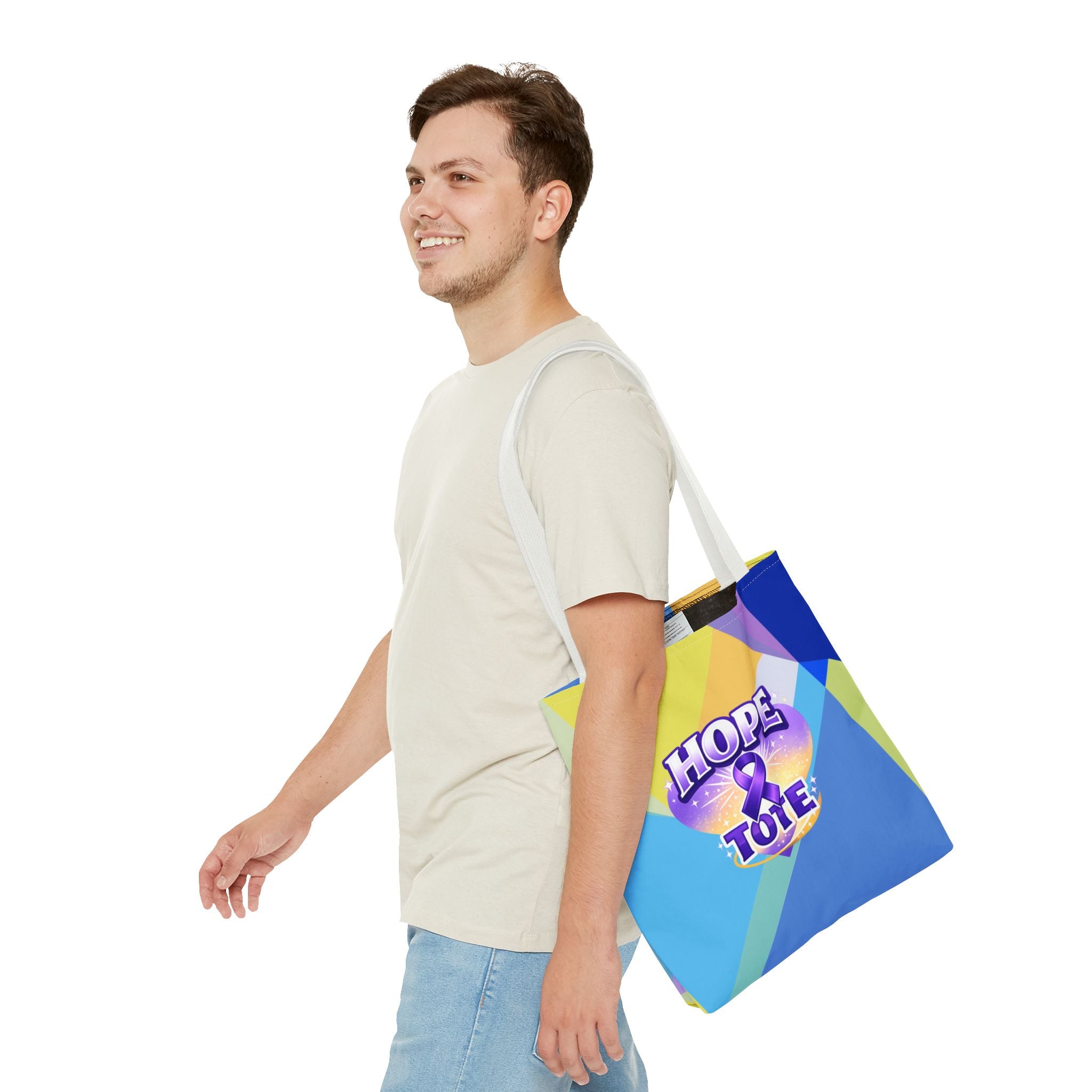 Hope Tote Epilepsy Awareness Ribbon Tote Bag