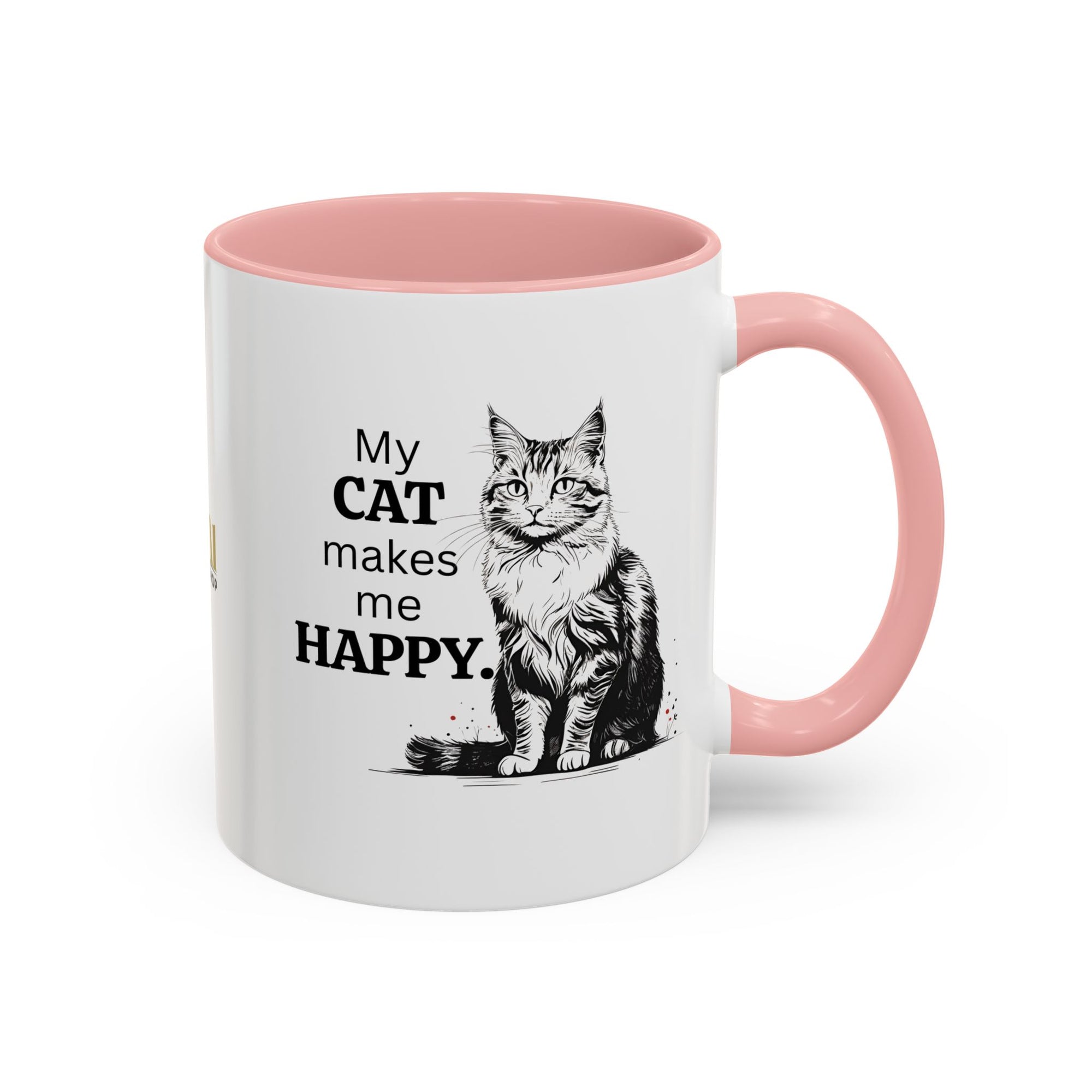Cat Lover's Accent Coffee Mug: Perfect Gift for Cat Owners