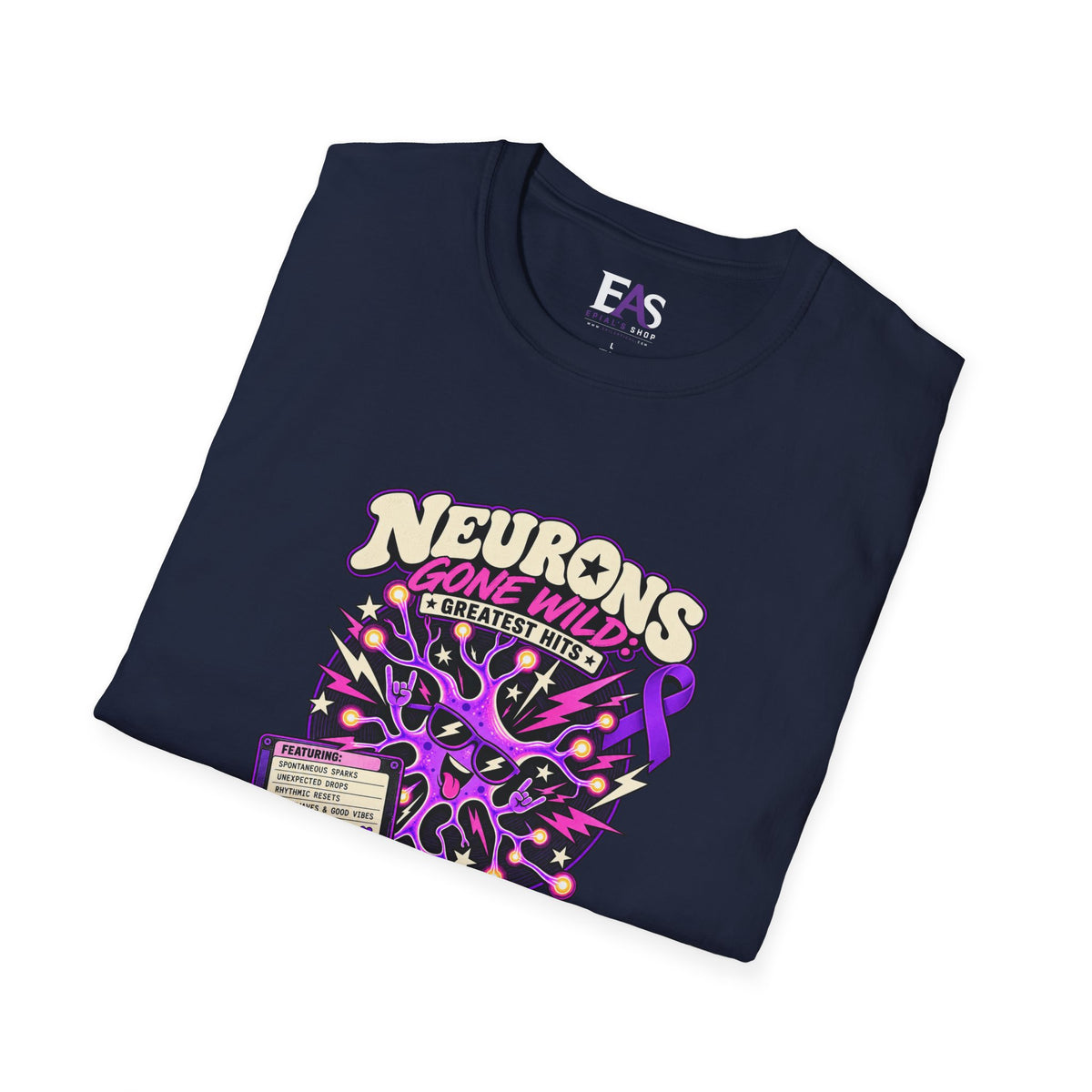 Neurons Gone Wild: Greatest Hits Epilepsy Awareness T-Shirt