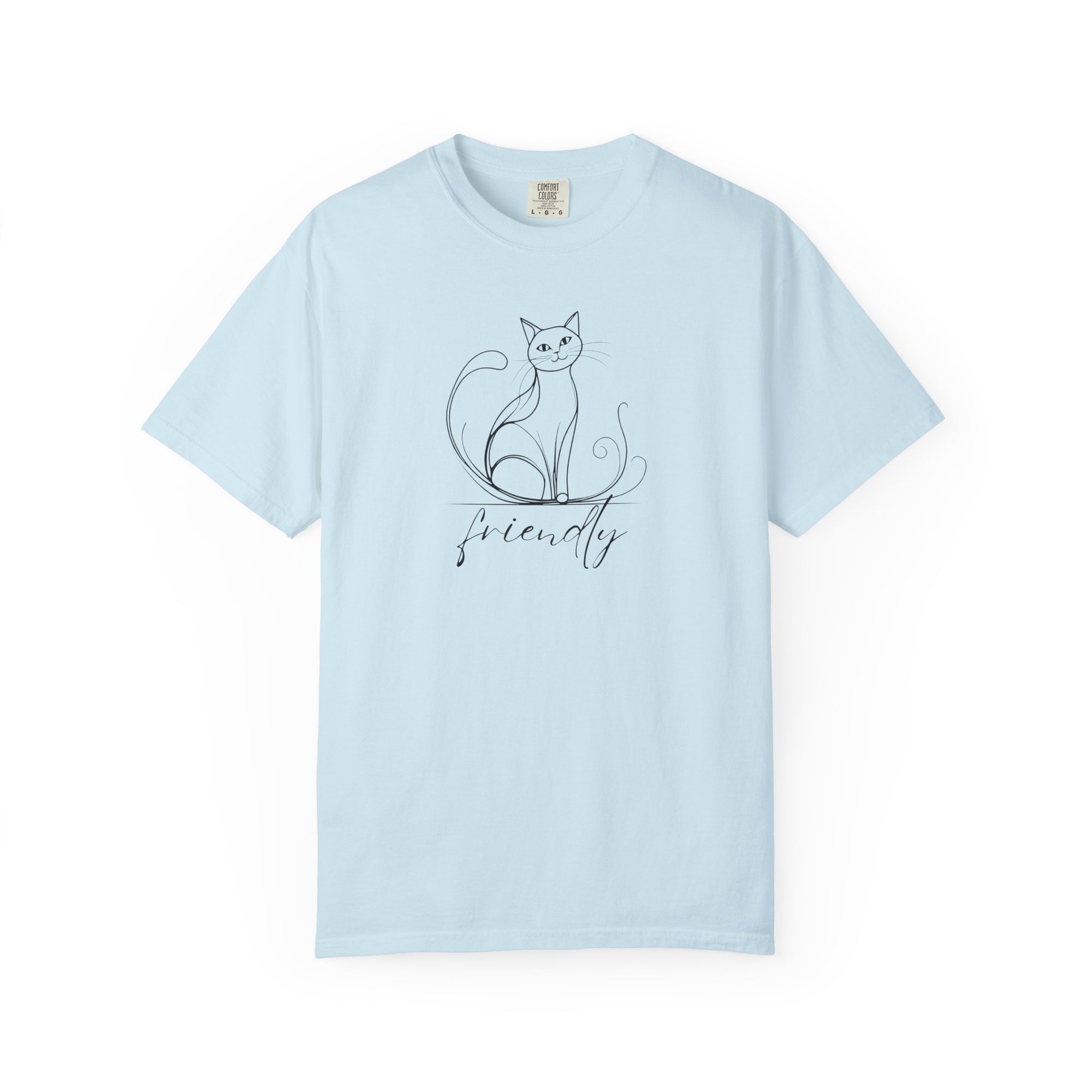 Friendly Cat Lover's Unisex Garment-Dyed T-Shirt