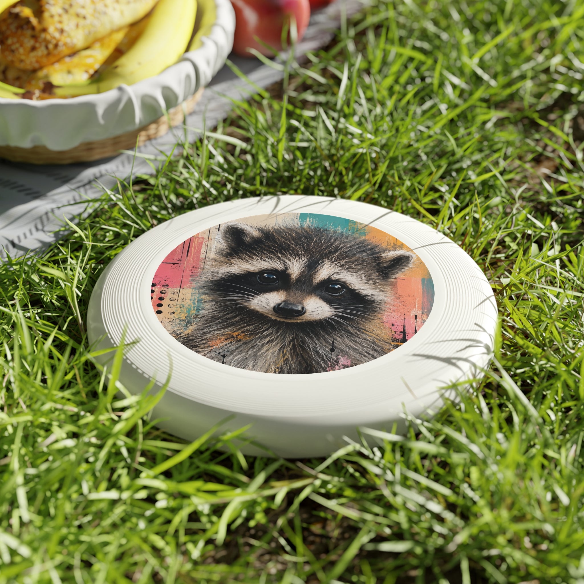 Jimothy Raccoon Flying Disc: Colorful Outdoor Frisbee