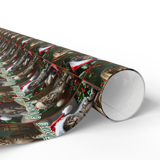 Meowy Christmas Kitten Themed Gift Wrap
