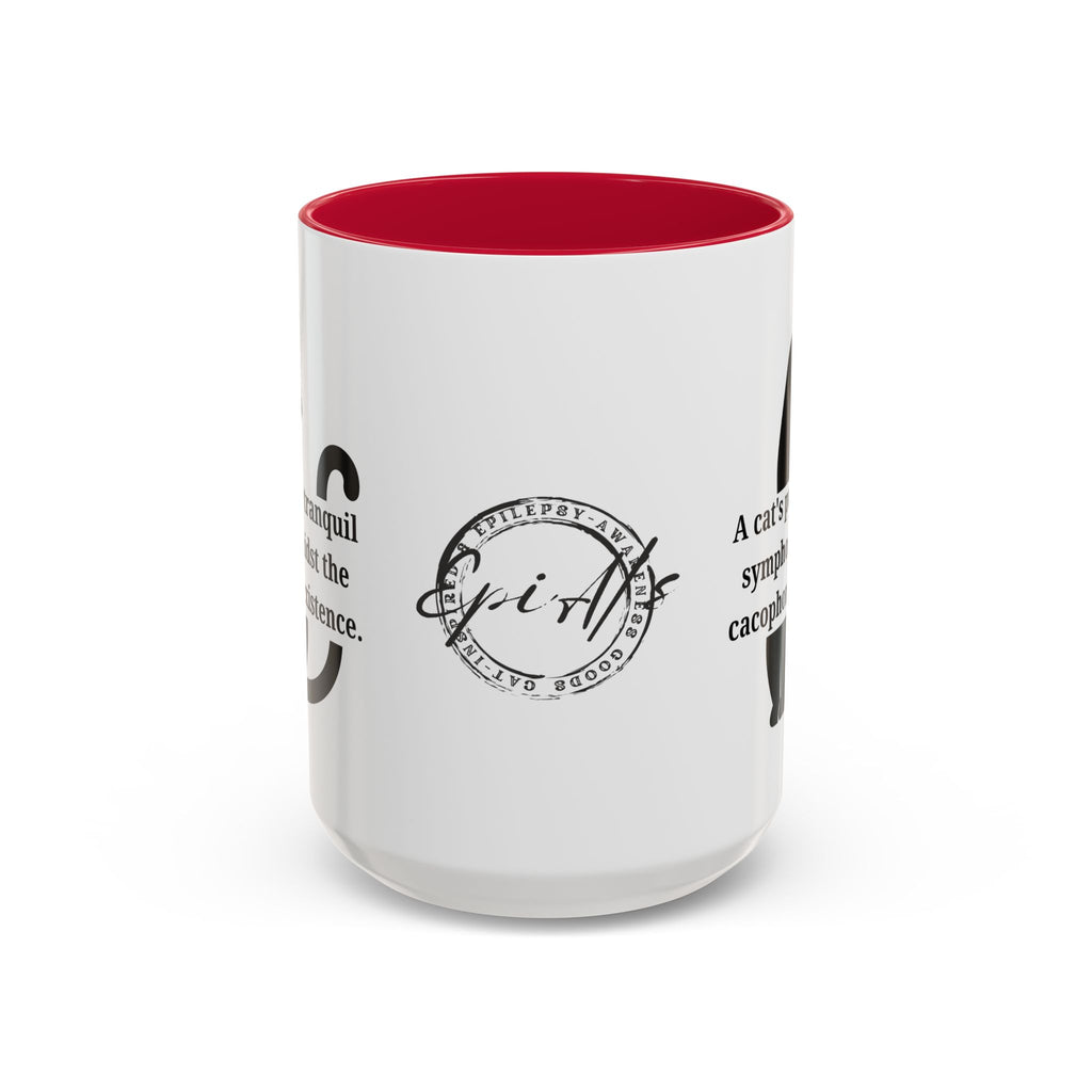 Purr Prose: Cacophony of Life Colorful Mugs (11oz, 15oz)
