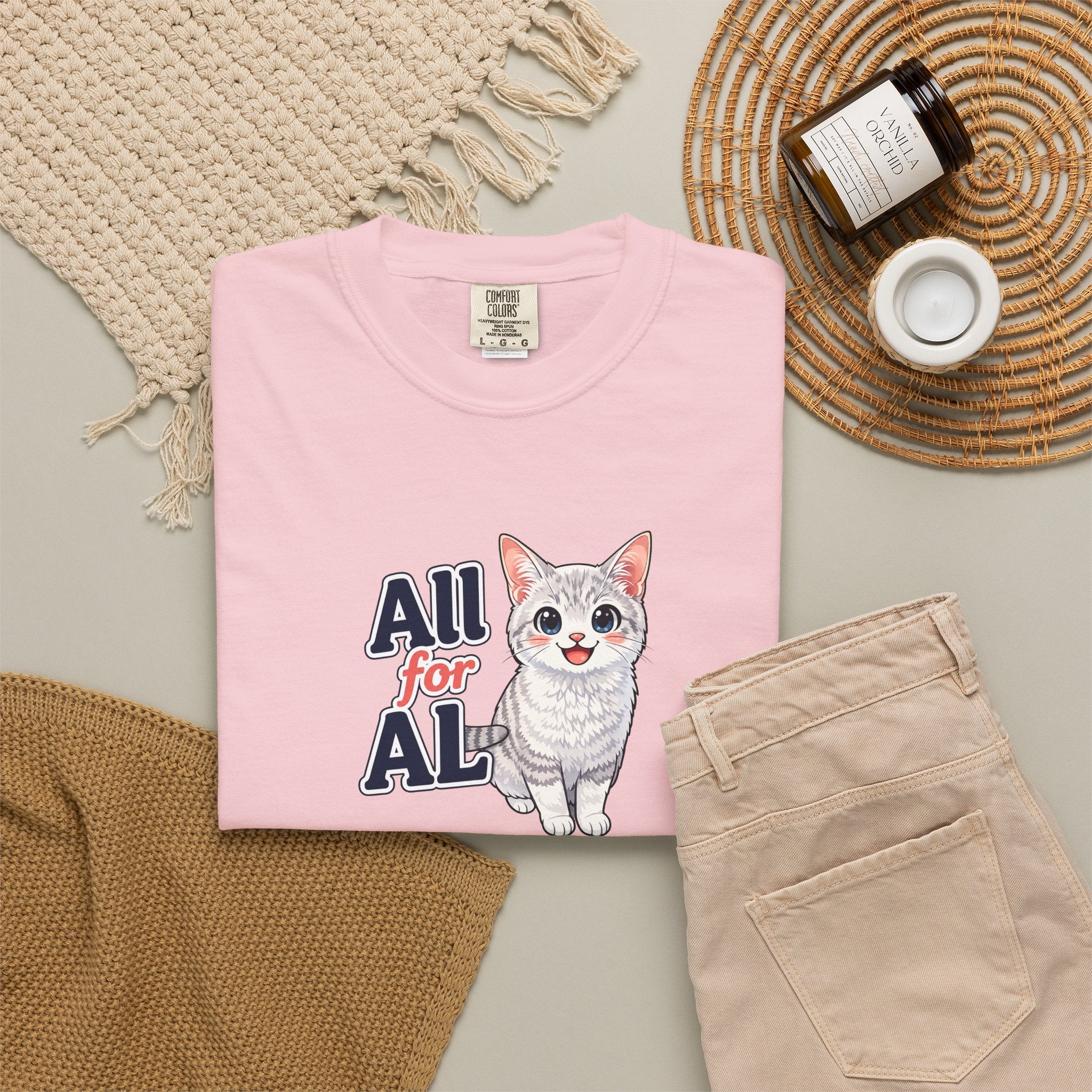 All for AL Cat Graphic T-Shirt