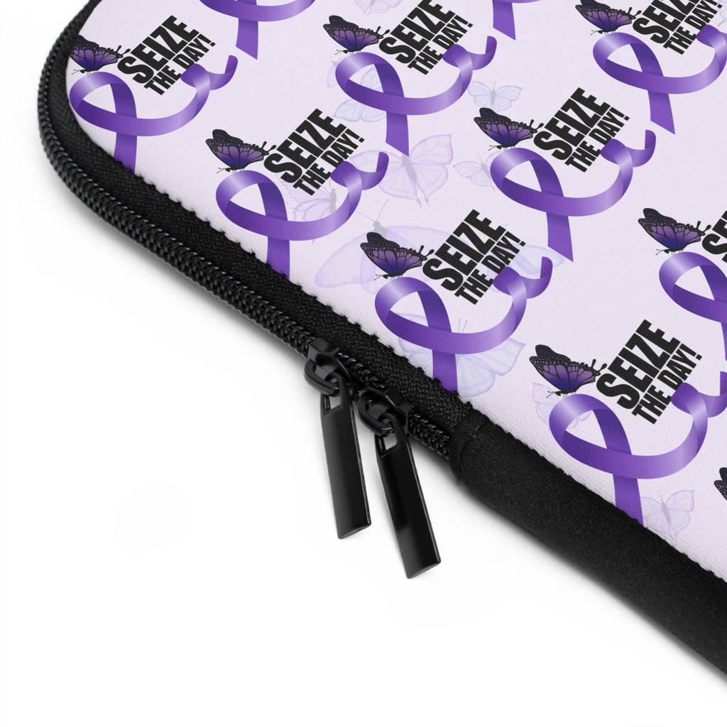 Purple Epilepsy Awareness Laptop Sleeve