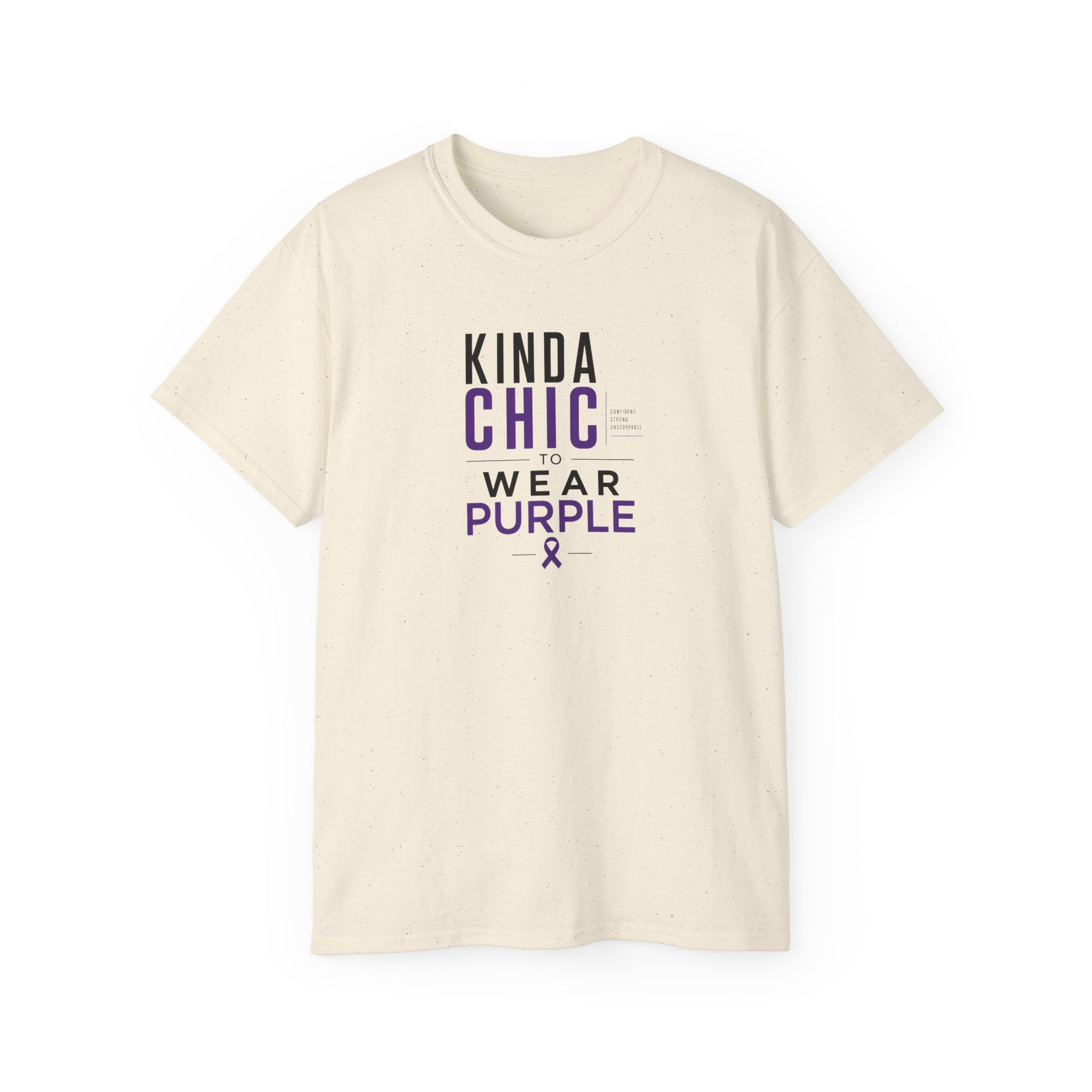 Kinda Chic to Wear Purple Epilepsy Awareness T-Shirt