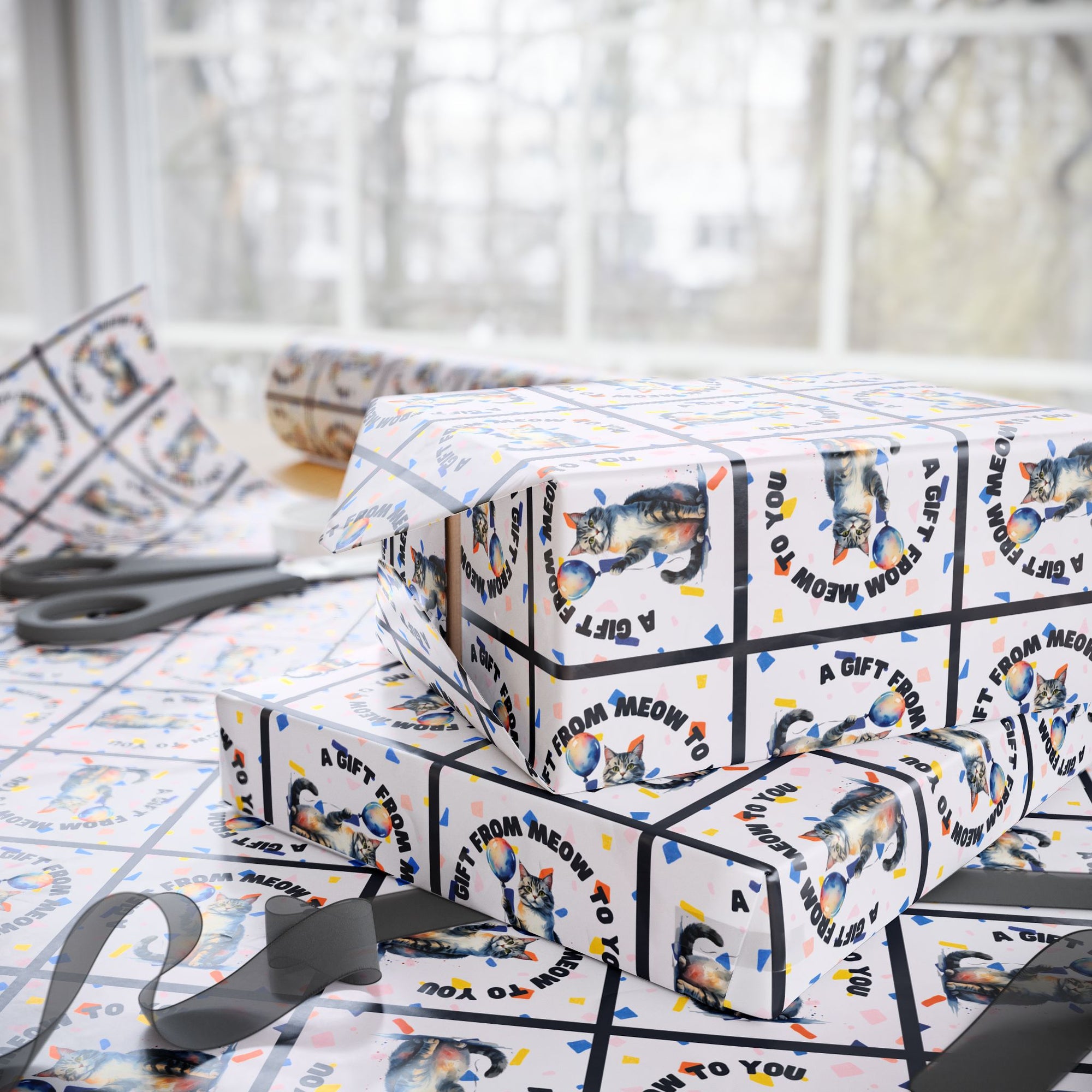 Gift from Meow to You Wrapping Paper