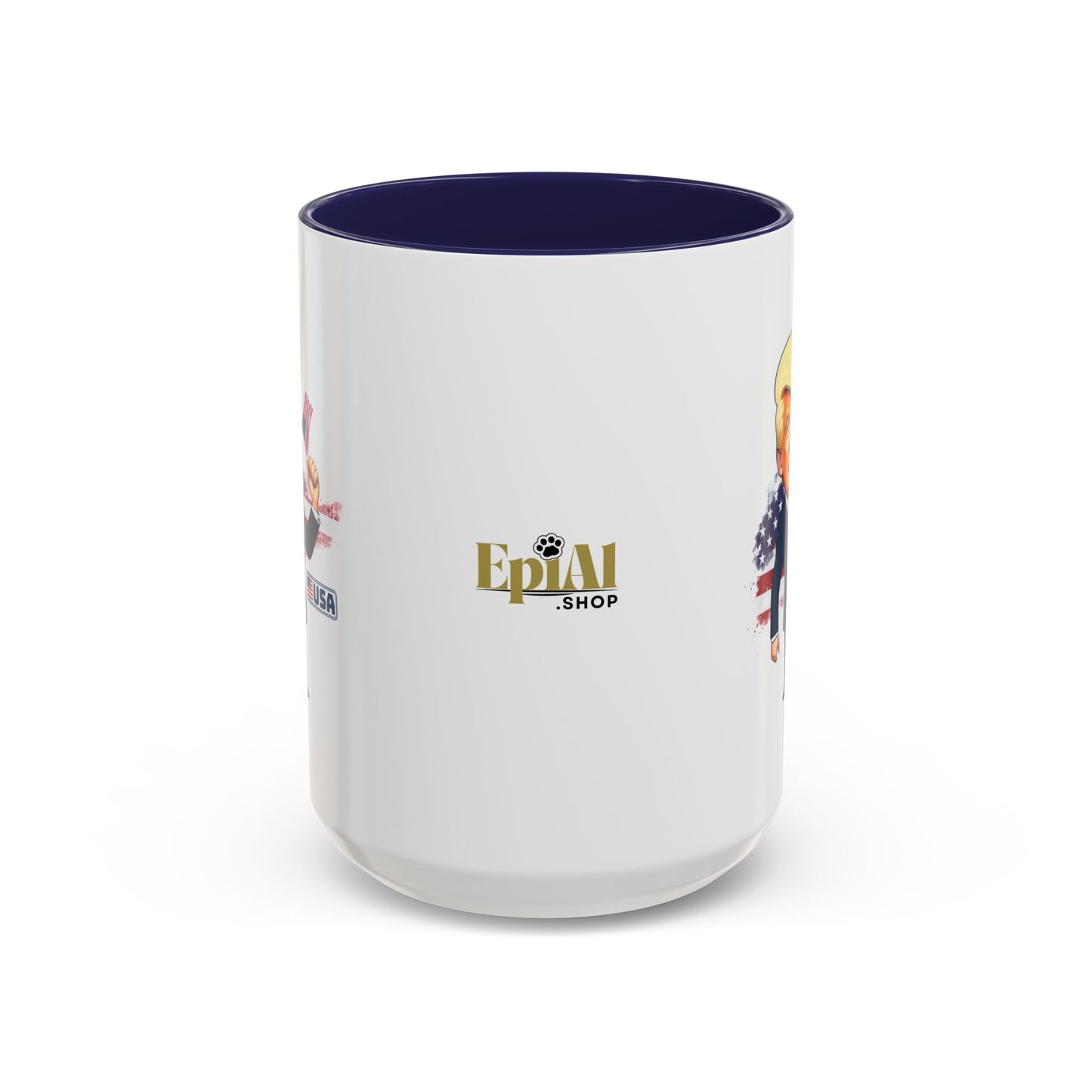 Flag Waving Trump USA Coffee Mug