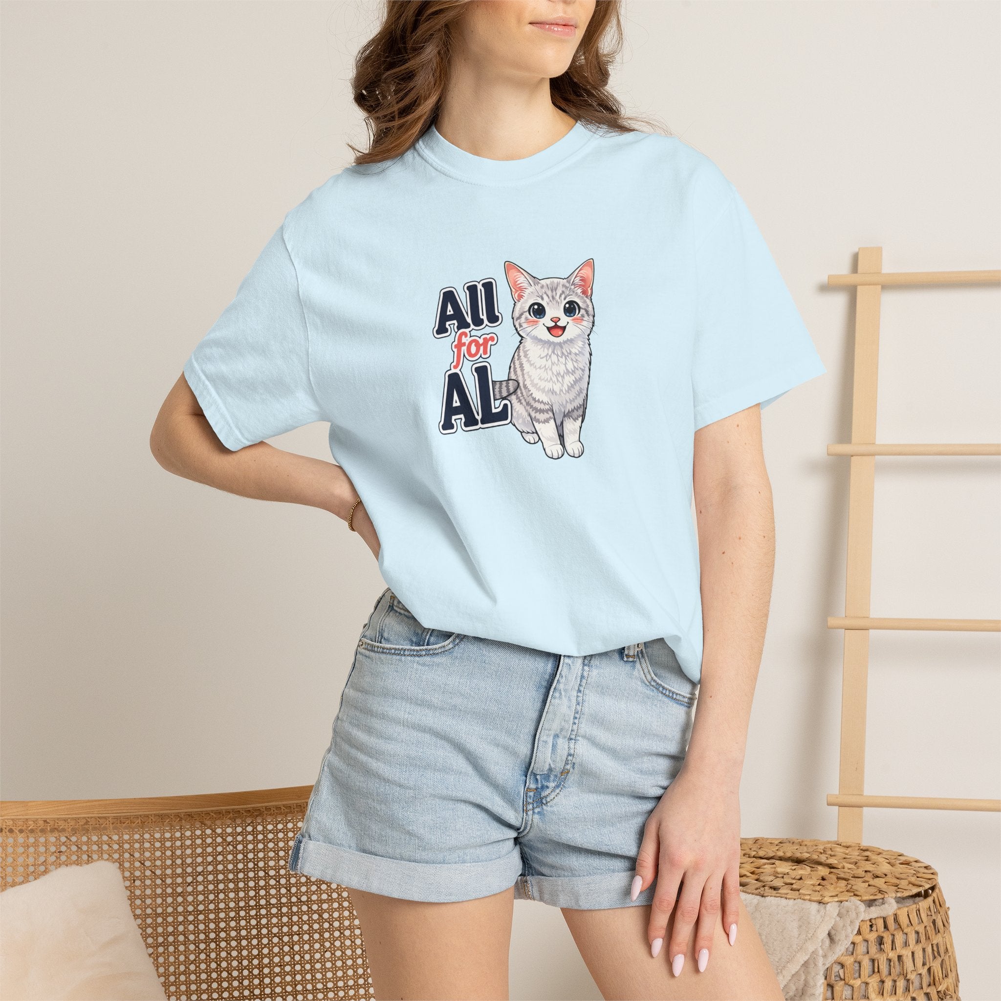 All for AL Cat Graphic T-Shirt