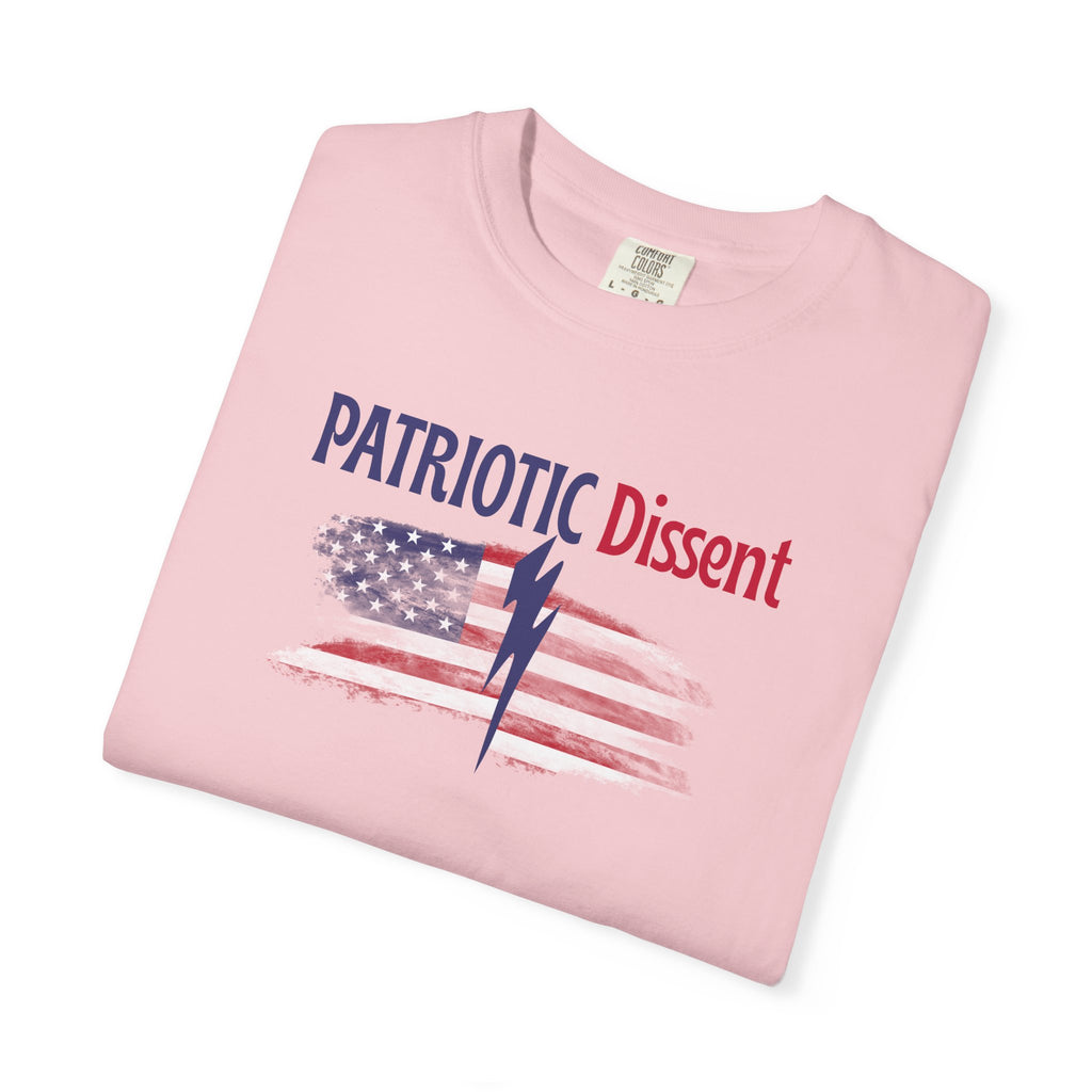 Patriotic Dissent Unisex T-Shirt – American Flag Statement Tee