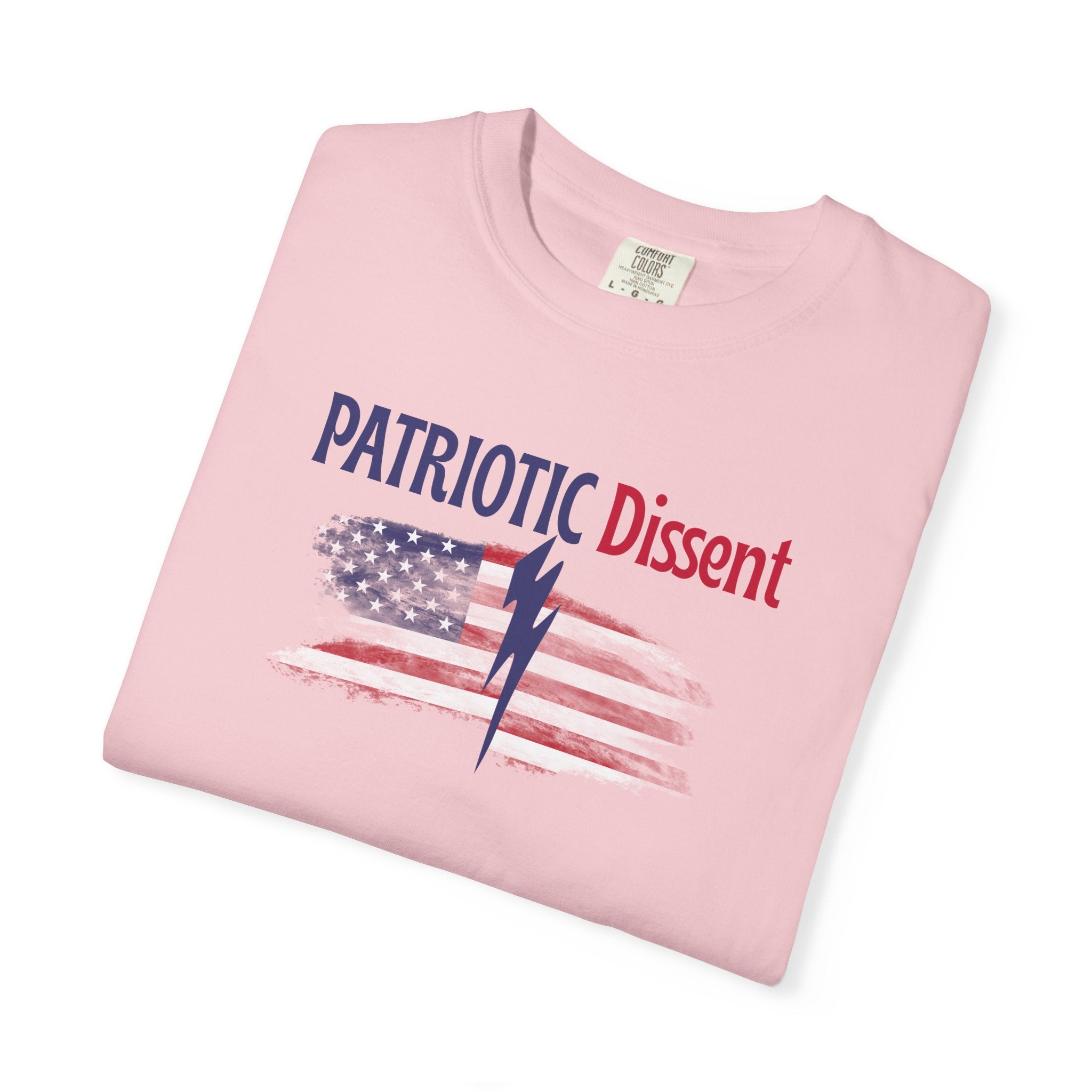 Patriotic Dissent Unisex T-Shirt – American Flag Statement Tee
