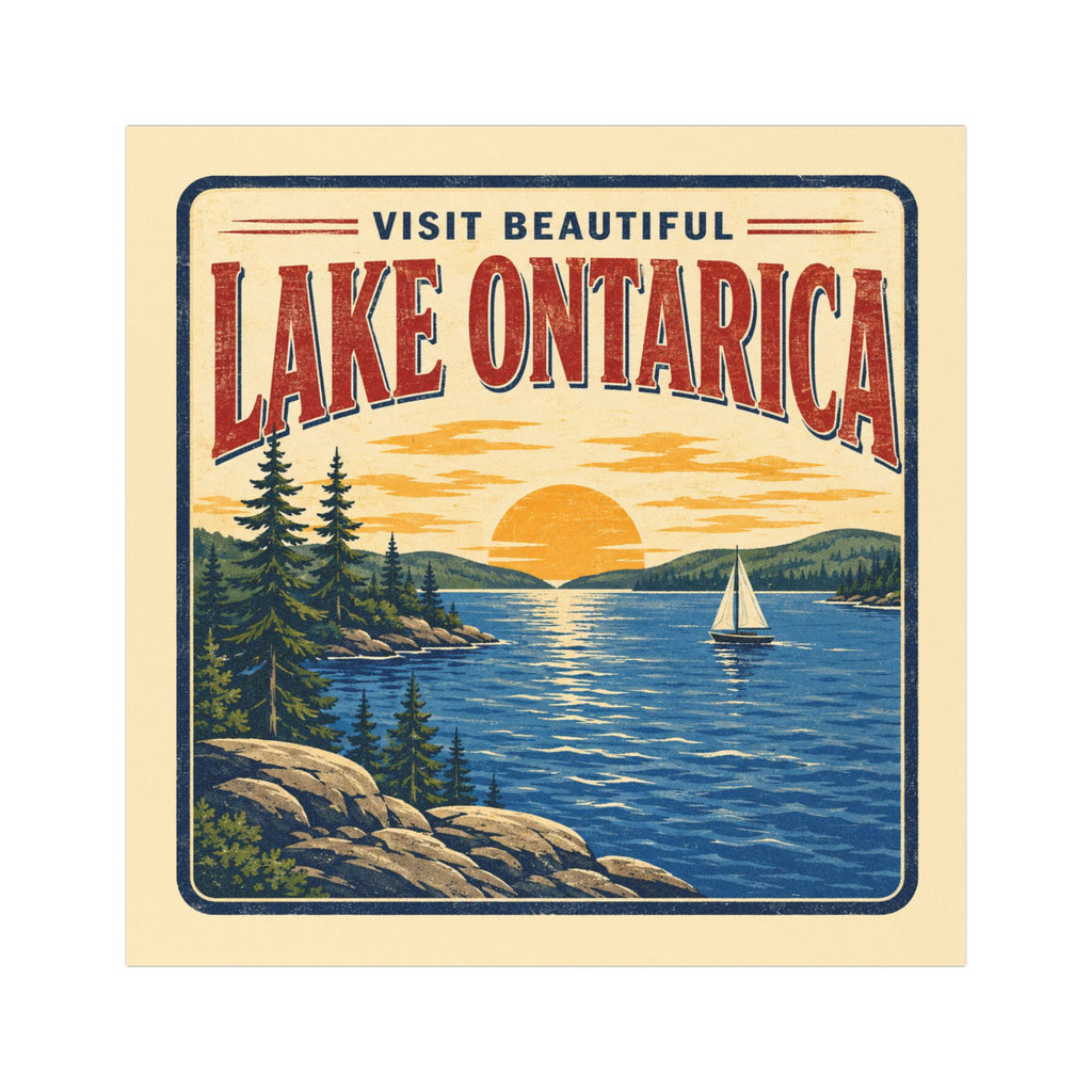 Visit Beautiful Lake Ontarica Car Magnet | Lake Ontario Humor
