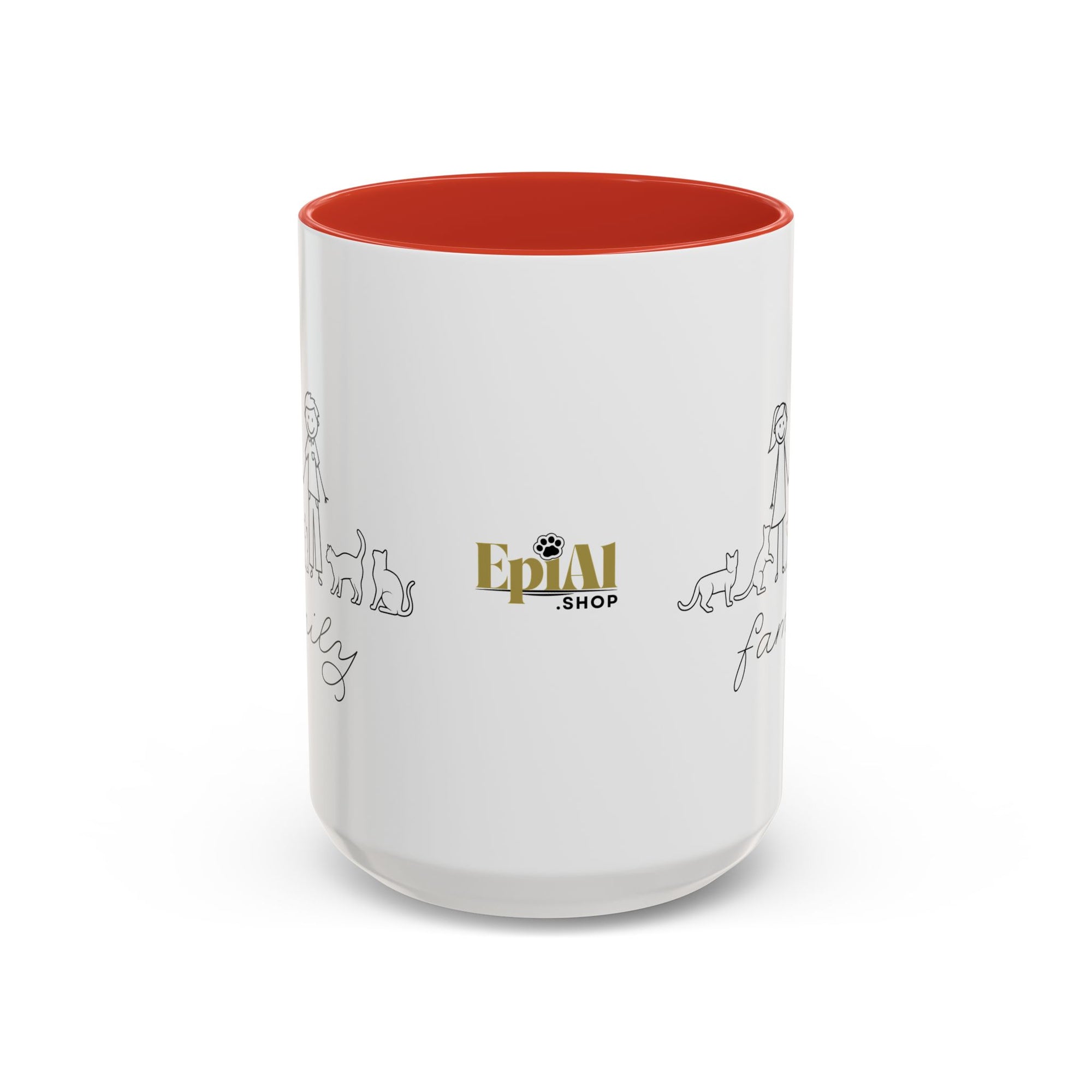Family First Accent Coffee Mug