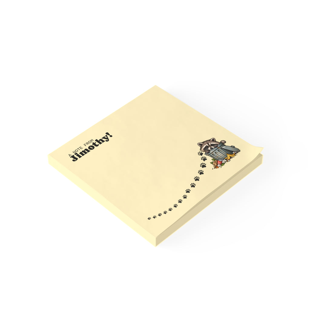 A Note From Jimothy Raccoon Post-it® Notes