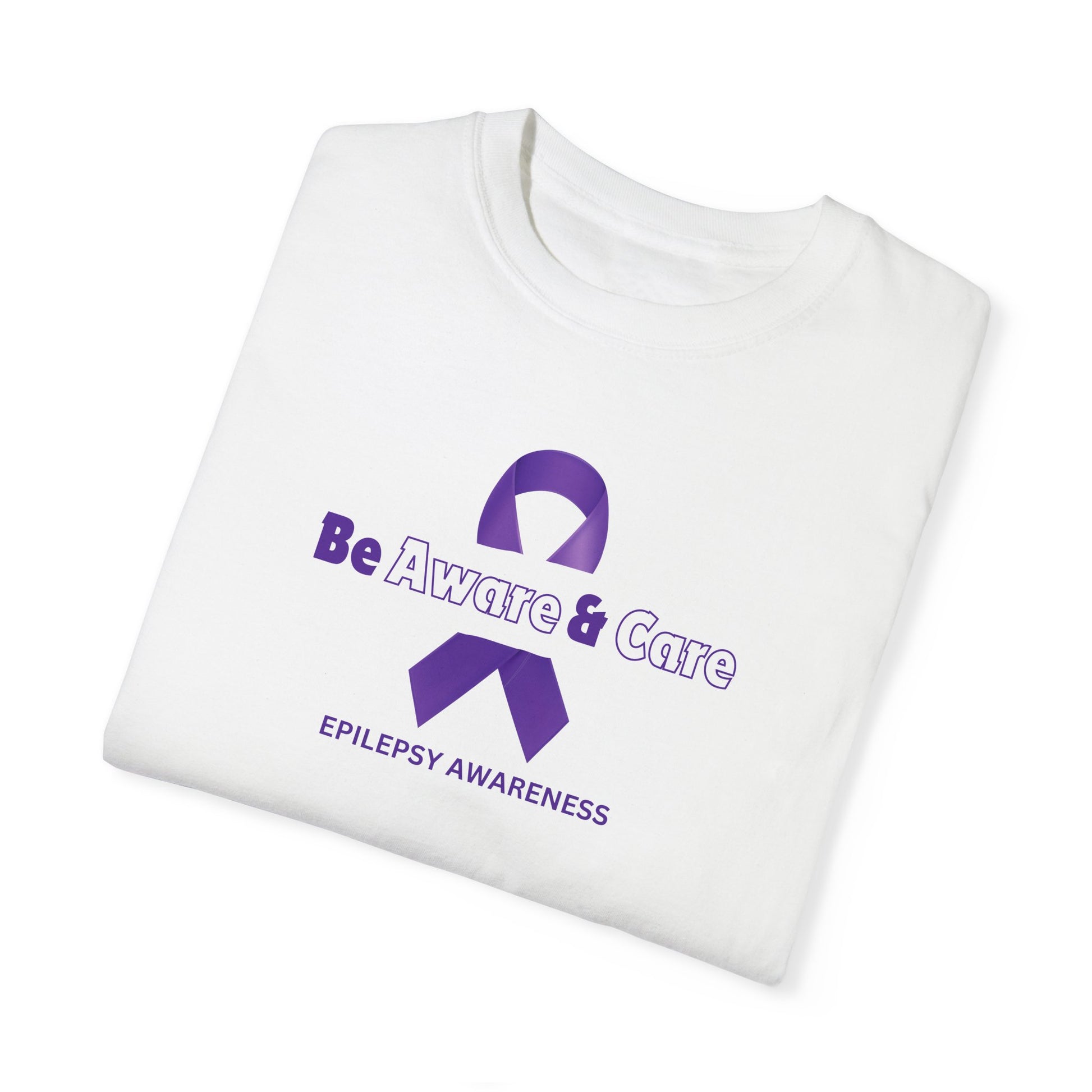 Be Aware Unisex Garment - Dyed T - shirt - T - Shirt - Epileptic Al’s Shop