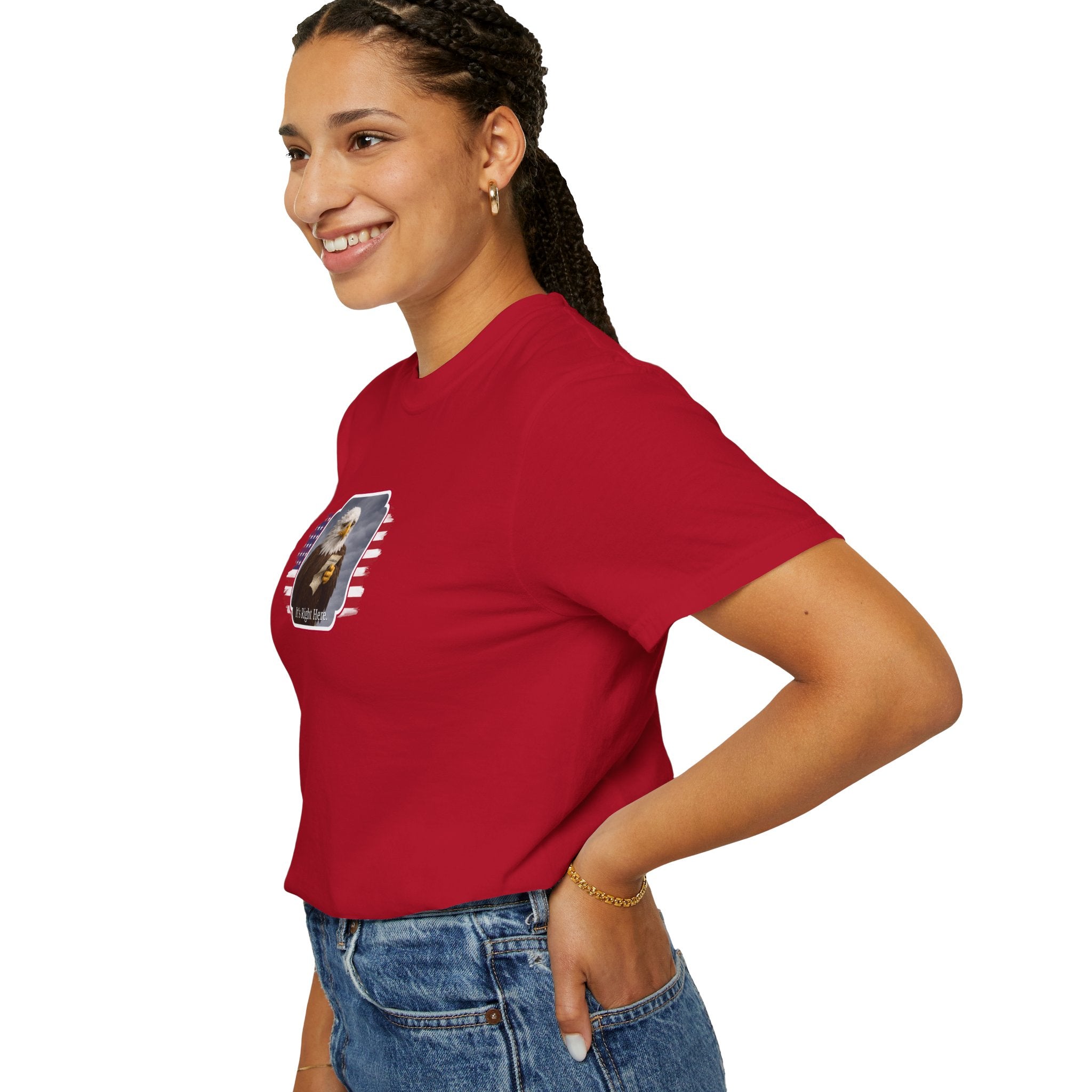 “It’s Right Here” Political Parody T-Shirt