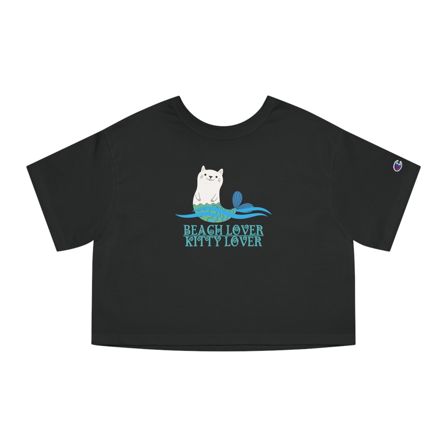 Beach Lover Champion Heritage Cropped T - Shirt - T - Shirt - Epileptic Al’s Shop