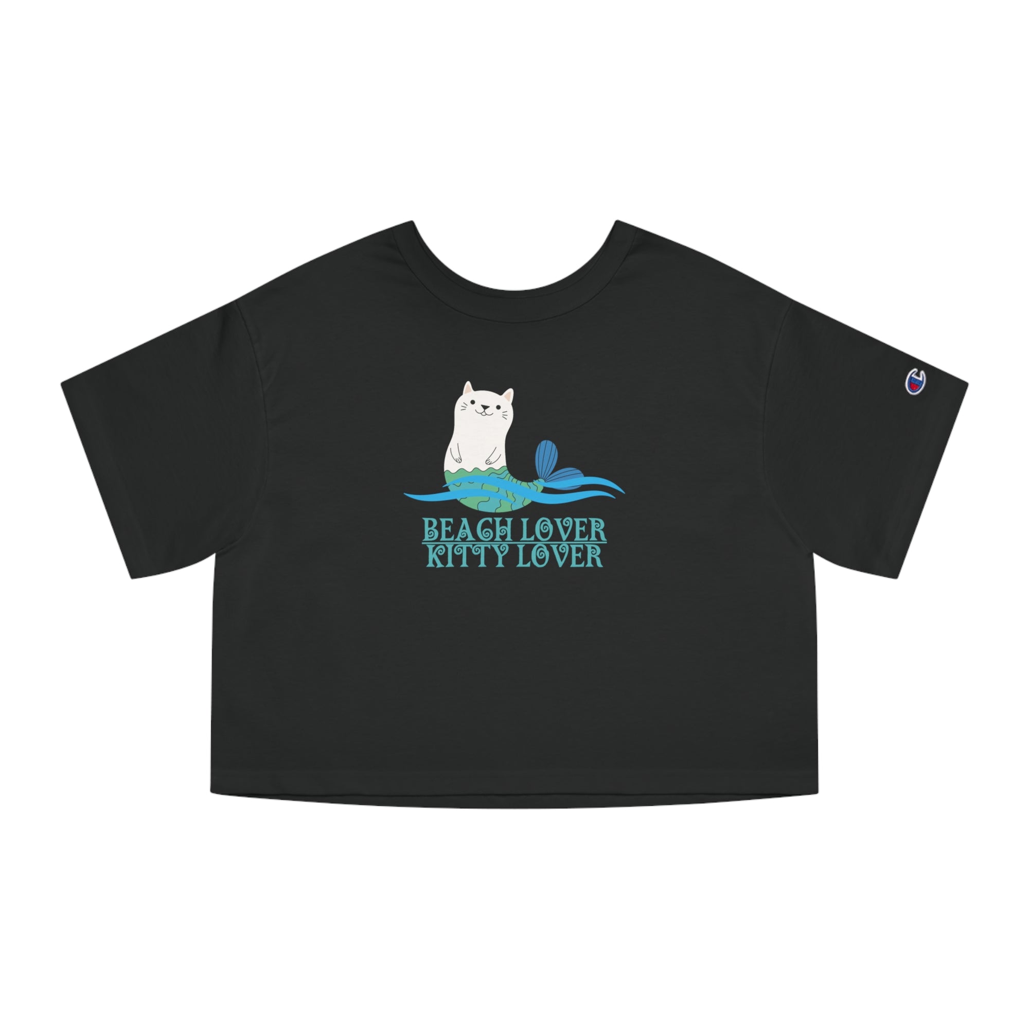 Beach Lover Champion Heritage Cropped T - Shirt - T - Shirt - Epileptic Al’s Shop