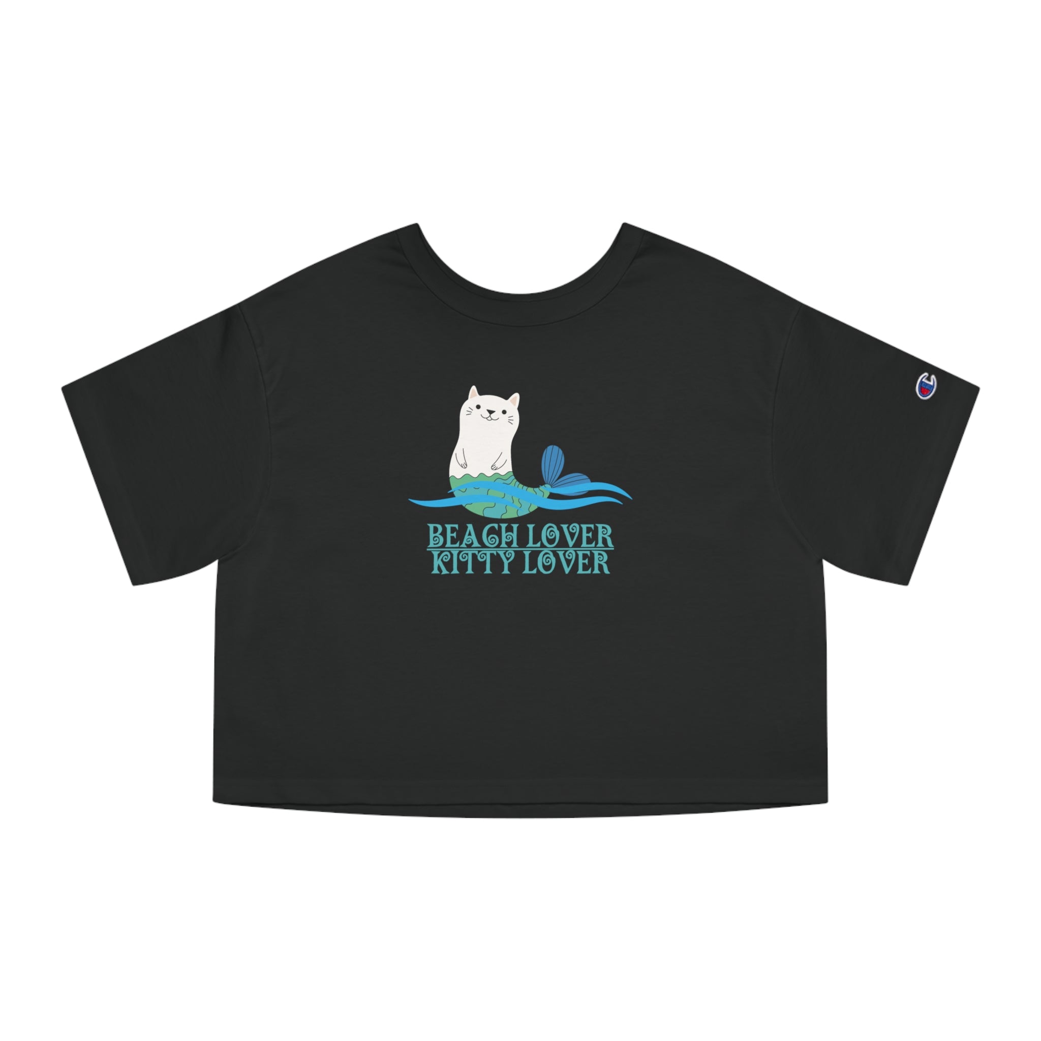 Beach Lover Champion Heritage Cropped T - Shirt - T - Shirt - Epileptic Al’s Shop