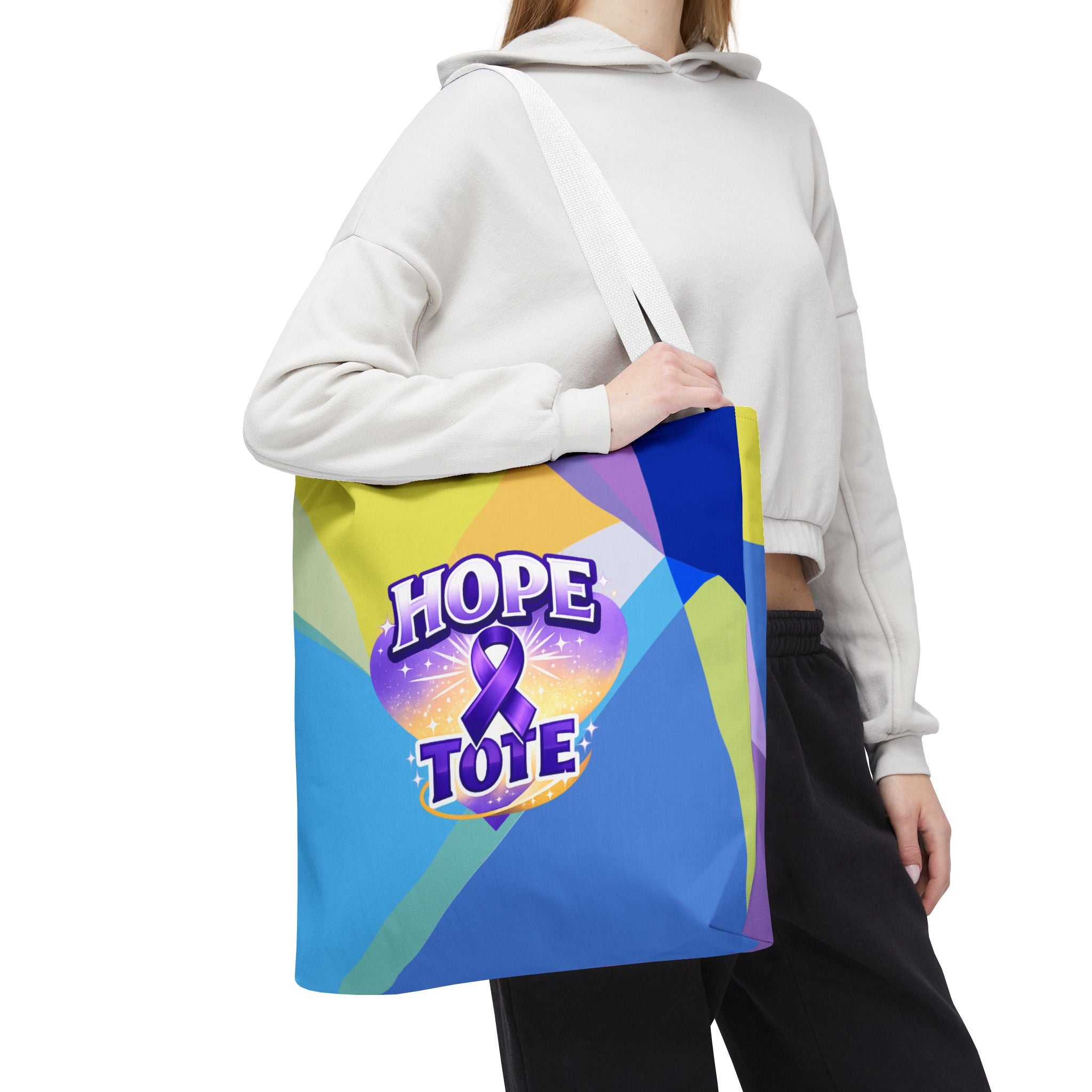 Hope Tote Epilepsy Awareness Ribbon Tote Bag