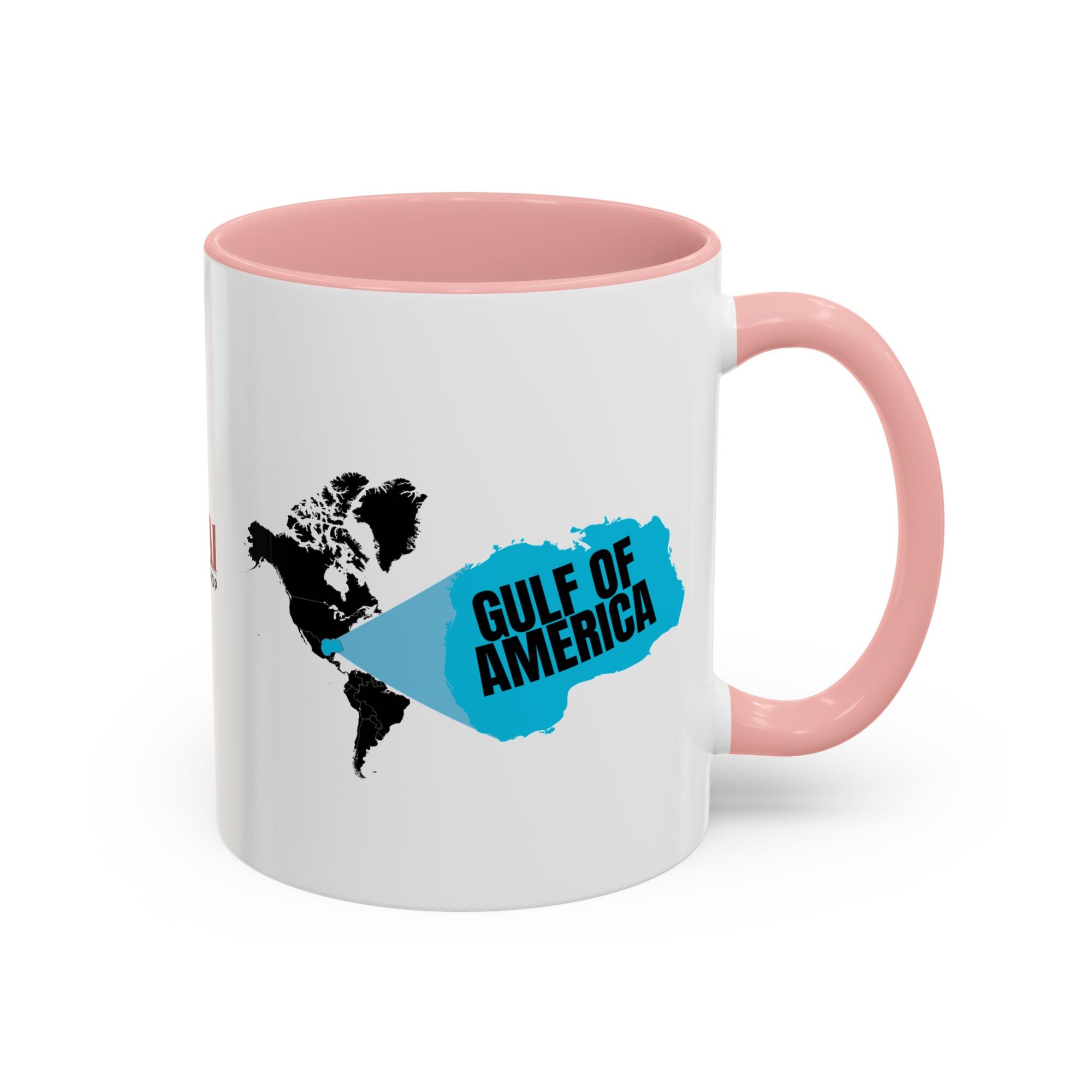 American Gulf Map Accent Coffee Mug