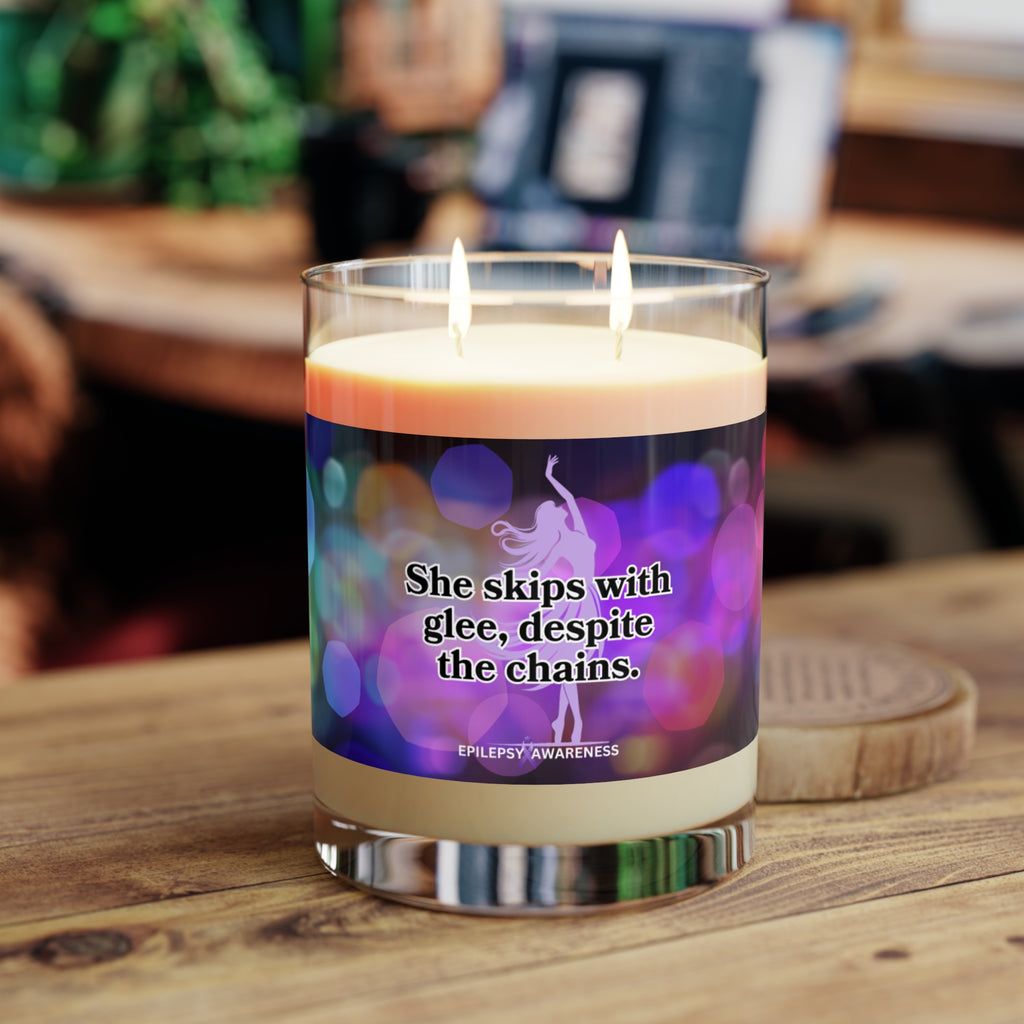 Skips with Glee Scented Candle - Full Glass, 11oz - EpiAl's Shop