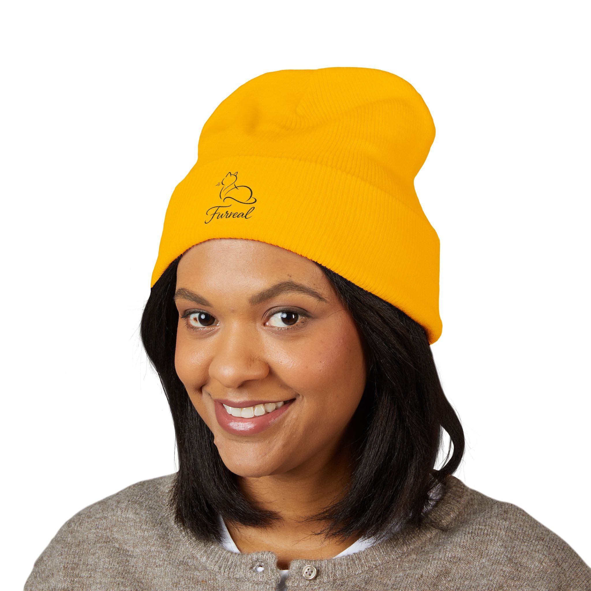 Furreal Knit Beanie – Cozy Cat Lover Winter Hat