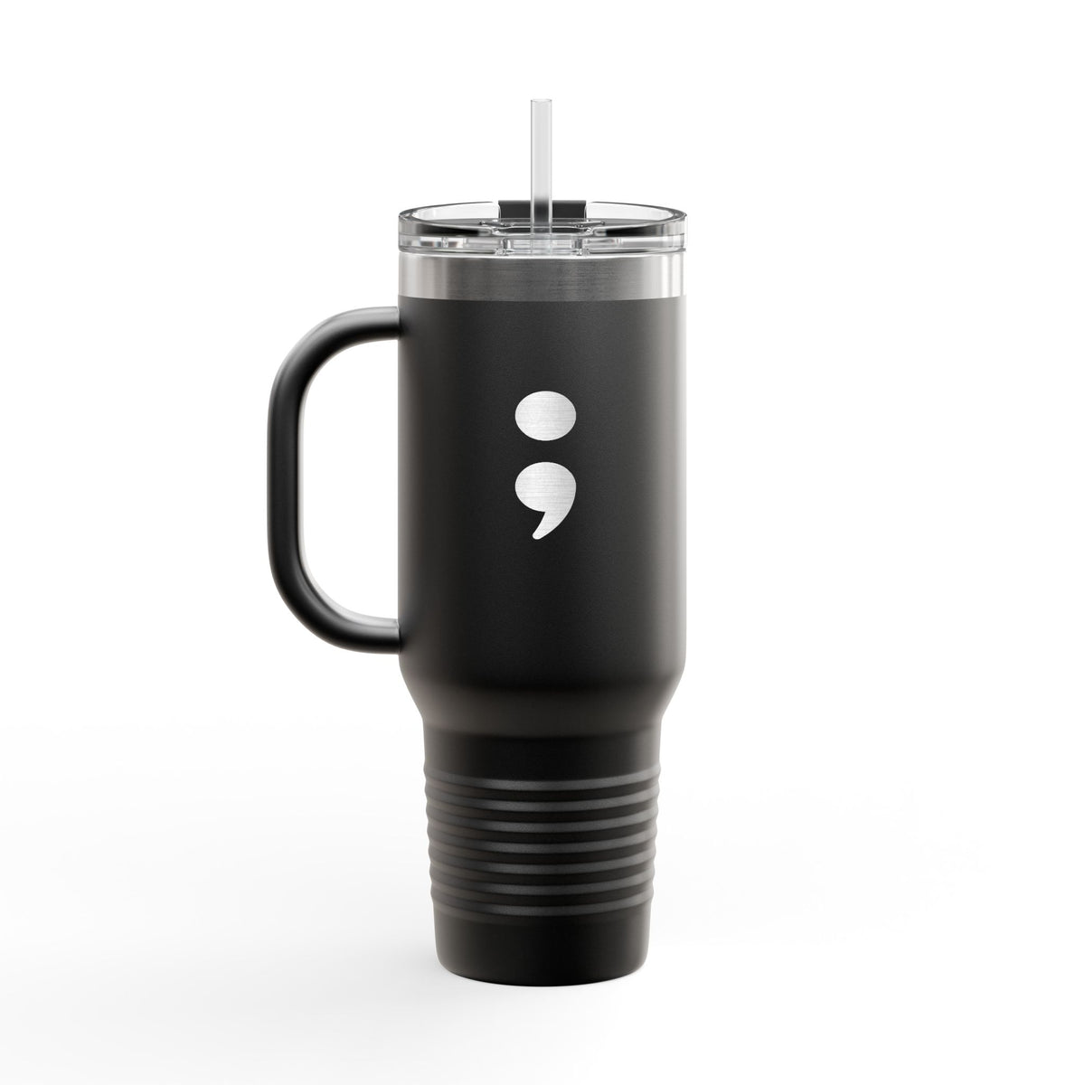 Semicolon Suicide Awareness 40 oz Insulated Travel Mug