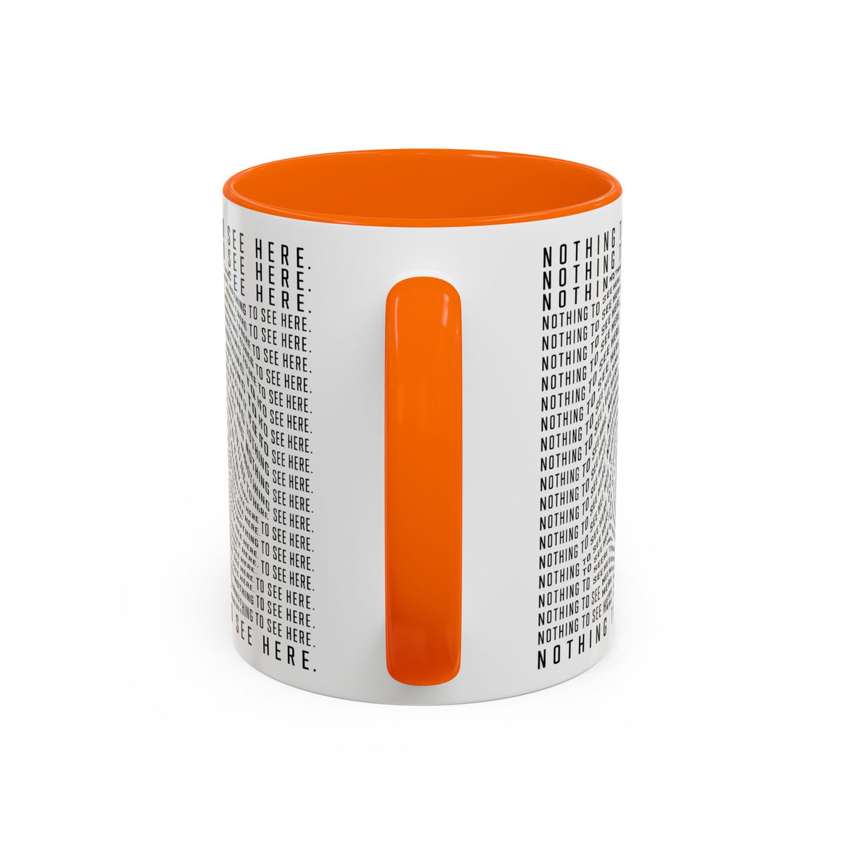 Nothing to See Here Mug | Hidden Fingerprint True Crime & Social Media Coffee Cup (11/15oz)