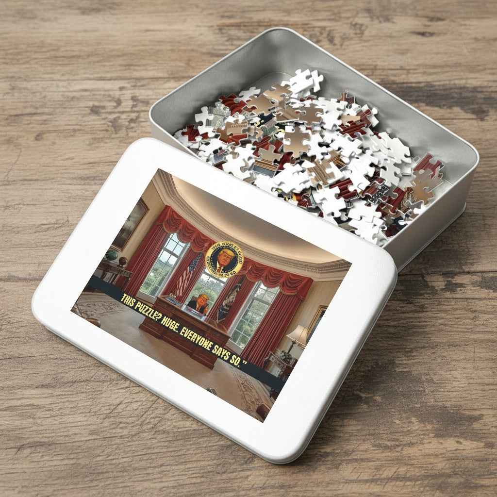 “This Puzzle? Huge. Everyone Says So.” Political Parody Jigsaw Puzzle
