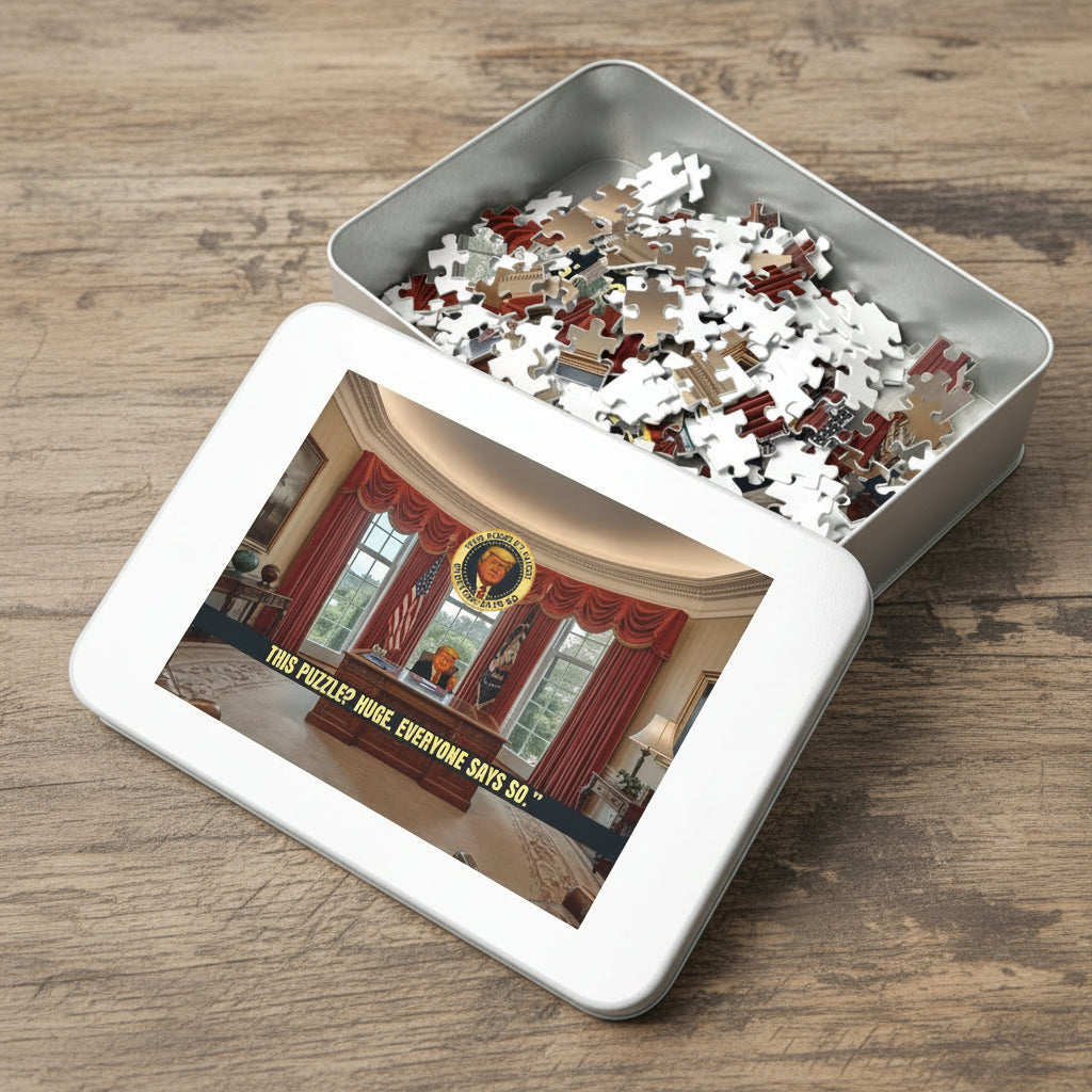 “This Puzzle? Huge. Everyone Says So.” Political Parody Jigsaw Puzzle
