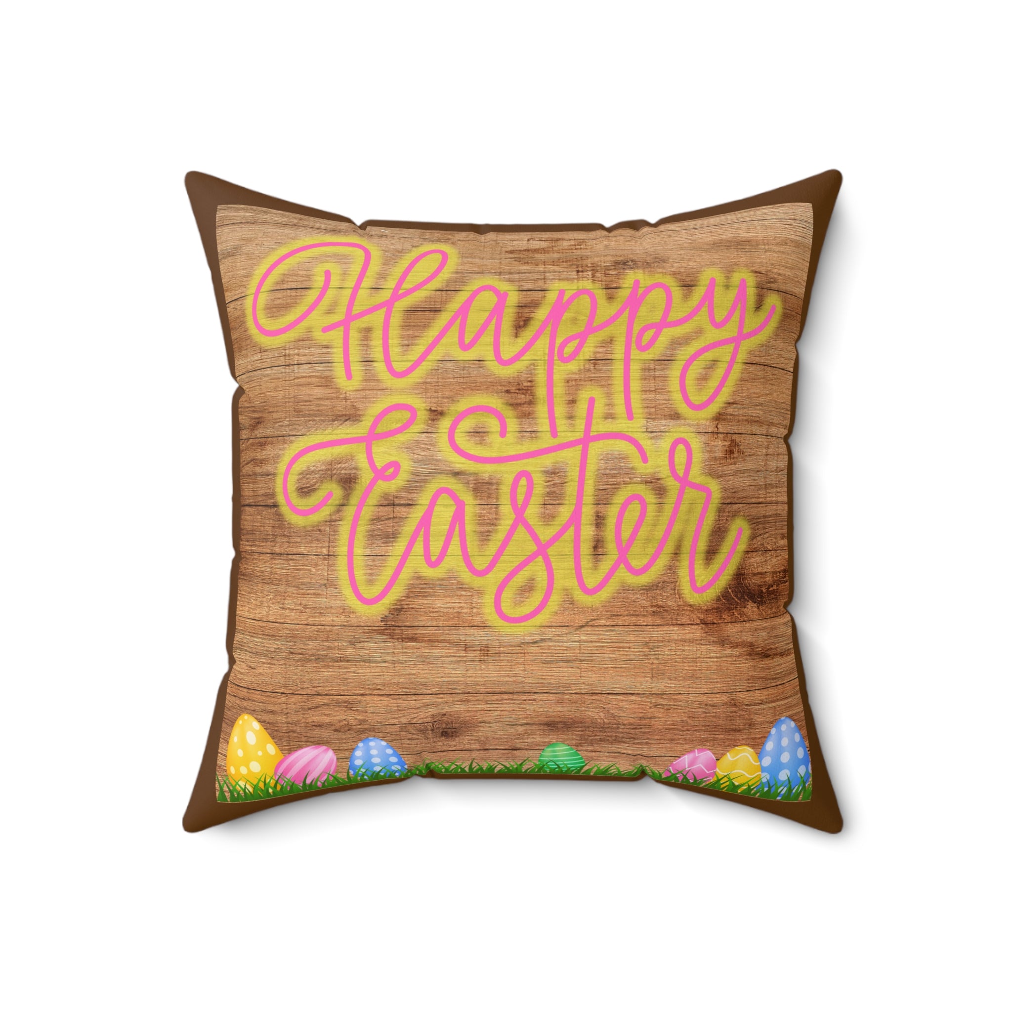 Happy Easter Spun Polyester Square Pillow - EpiAl's Shop