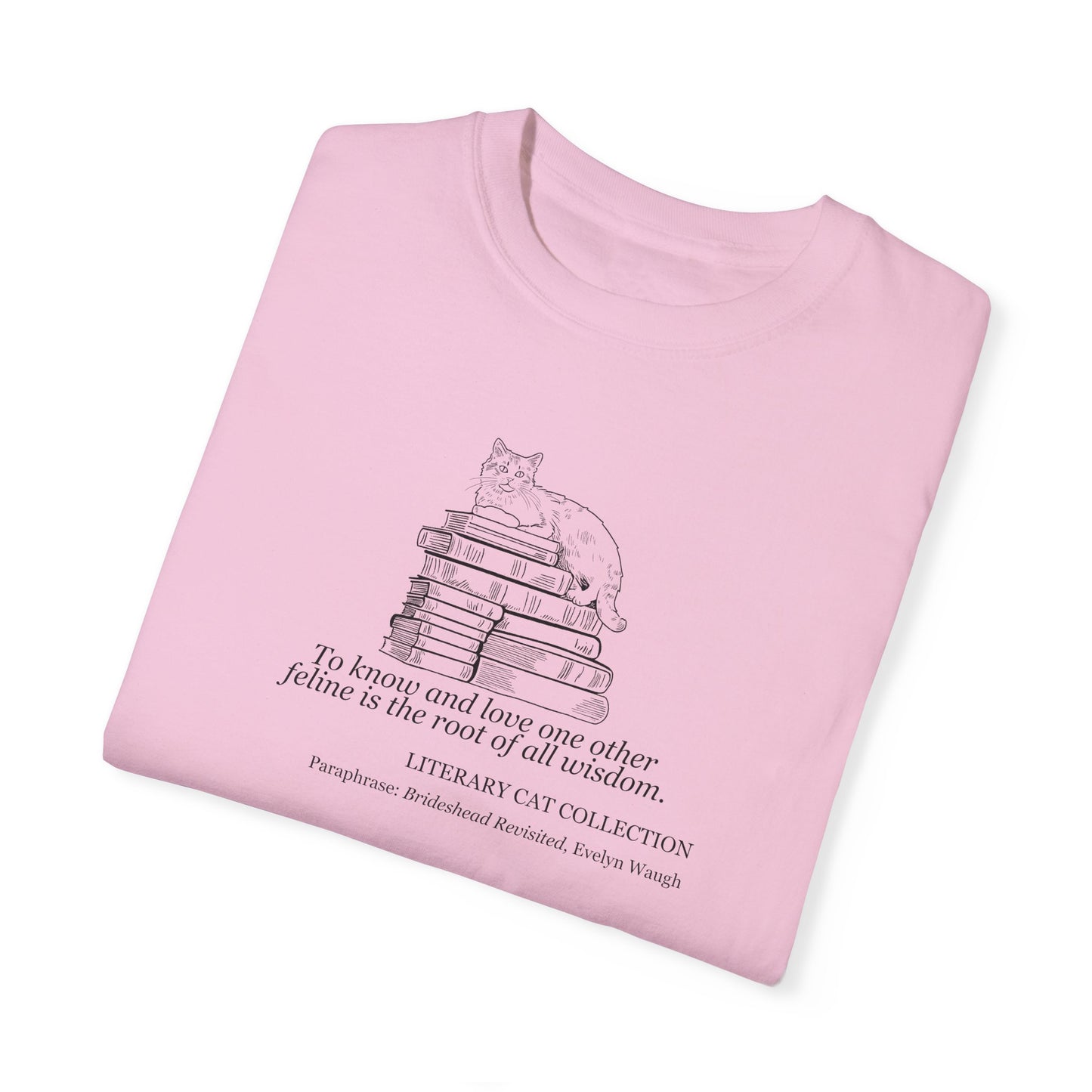 Literary Cat Unisex T-Shirt - Brideshead Revisited