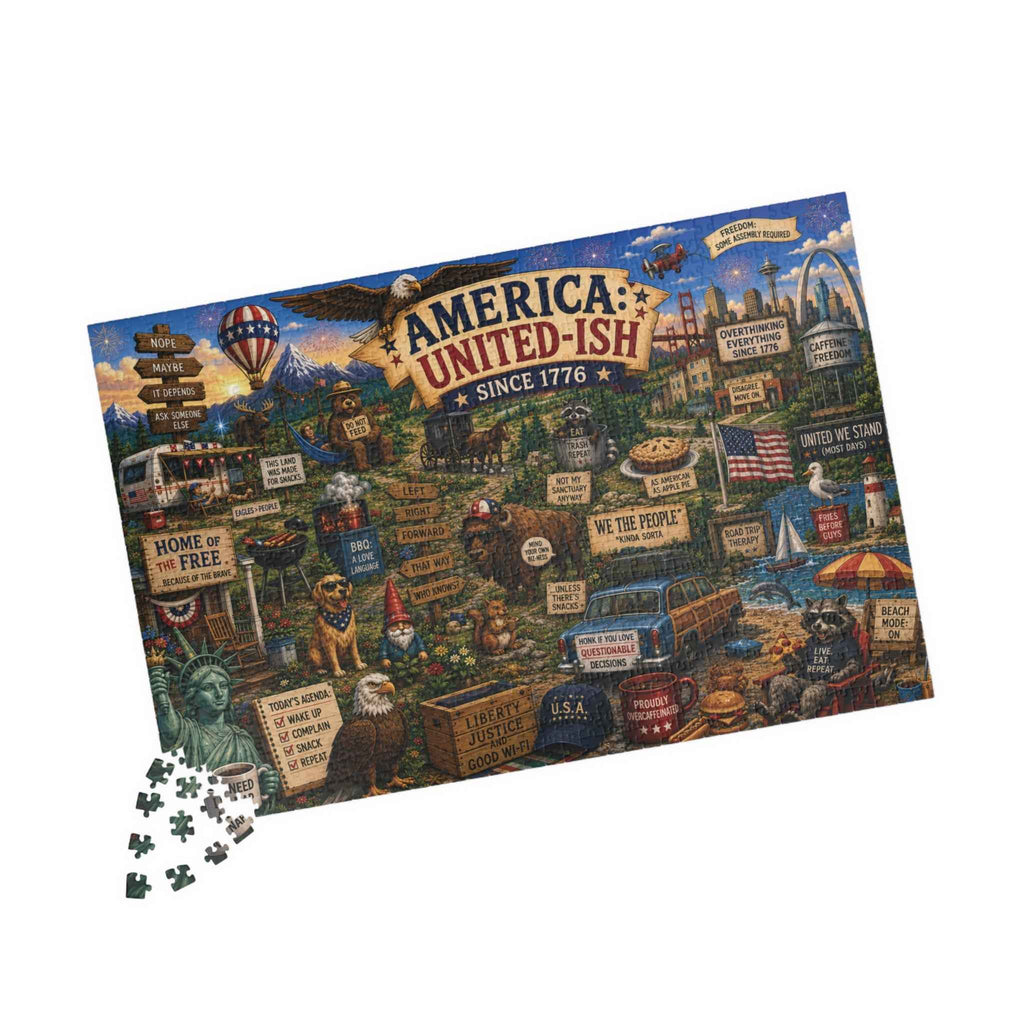 America: United-ish Since 1776 Puzzle | Funny Americana Jigsaw