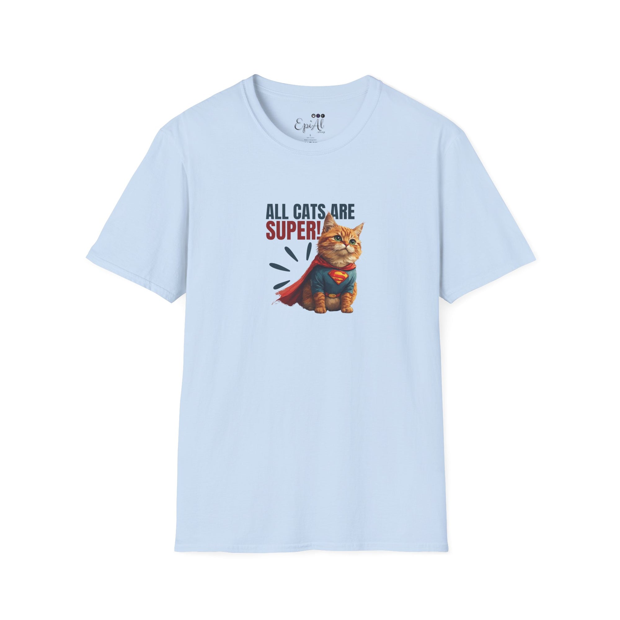 Super Cat Unisex T-Shirt, Fun Cat Lover Tee