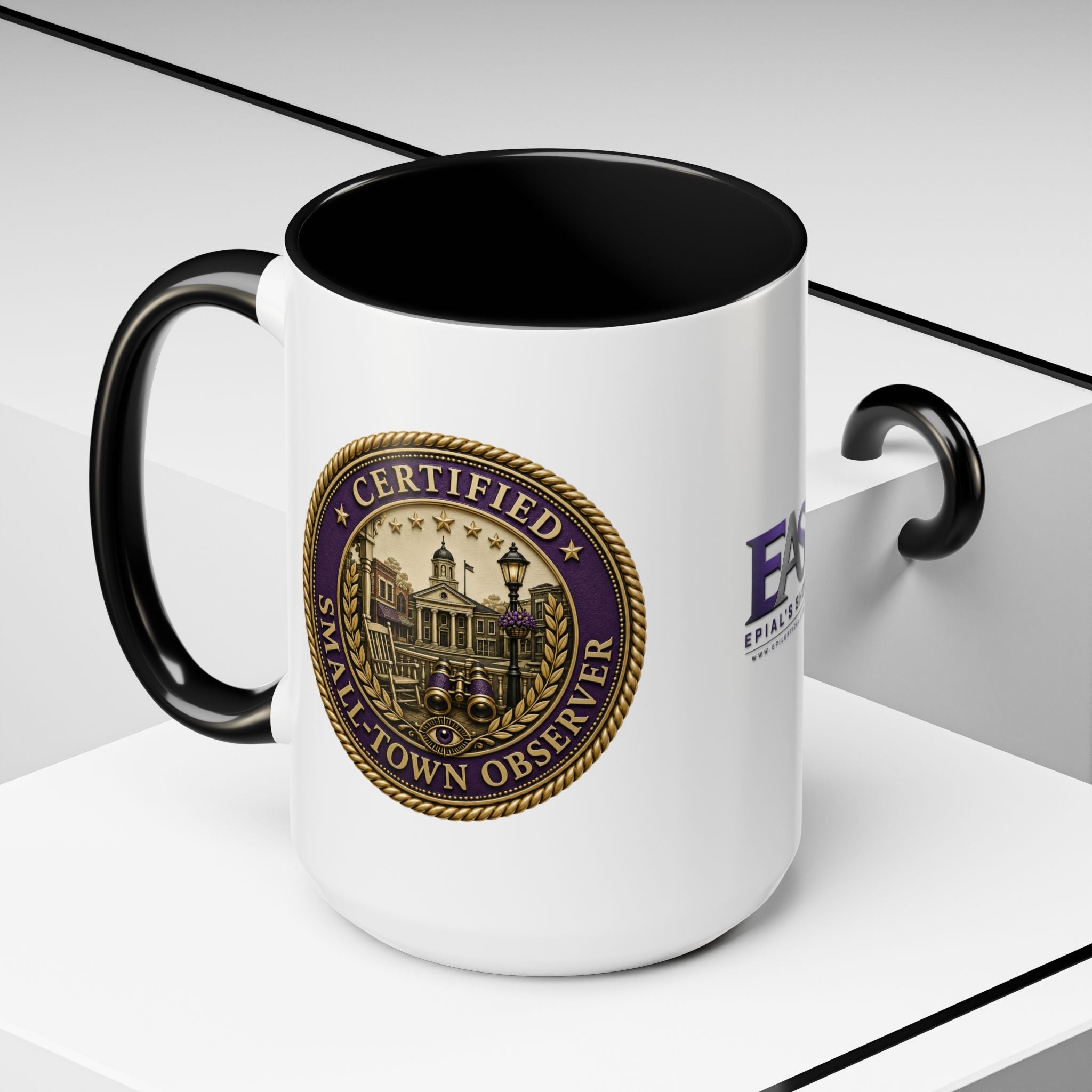 Certified Small-Town Observer Accent Coffee Mug - Accent 11/15oz