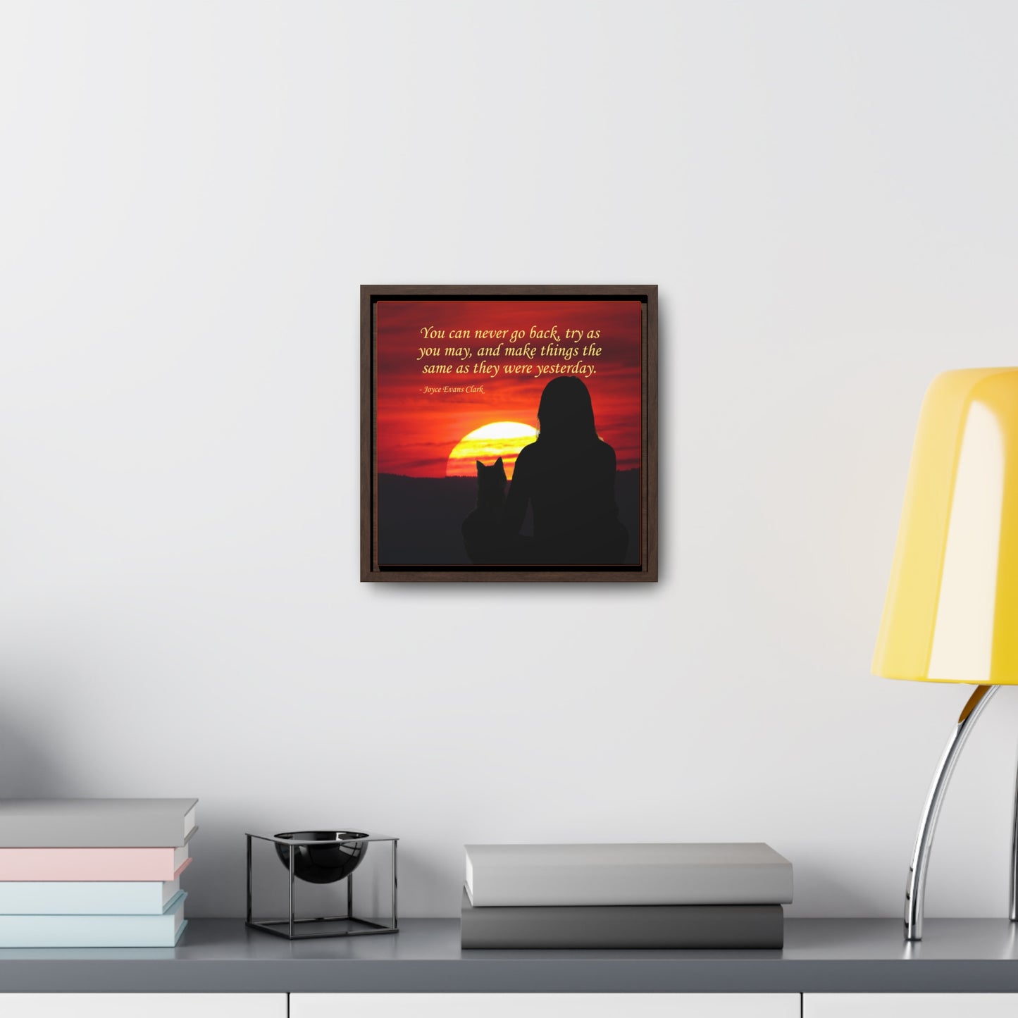 Try As You May Gallery Canvas Wraps, Square Frame