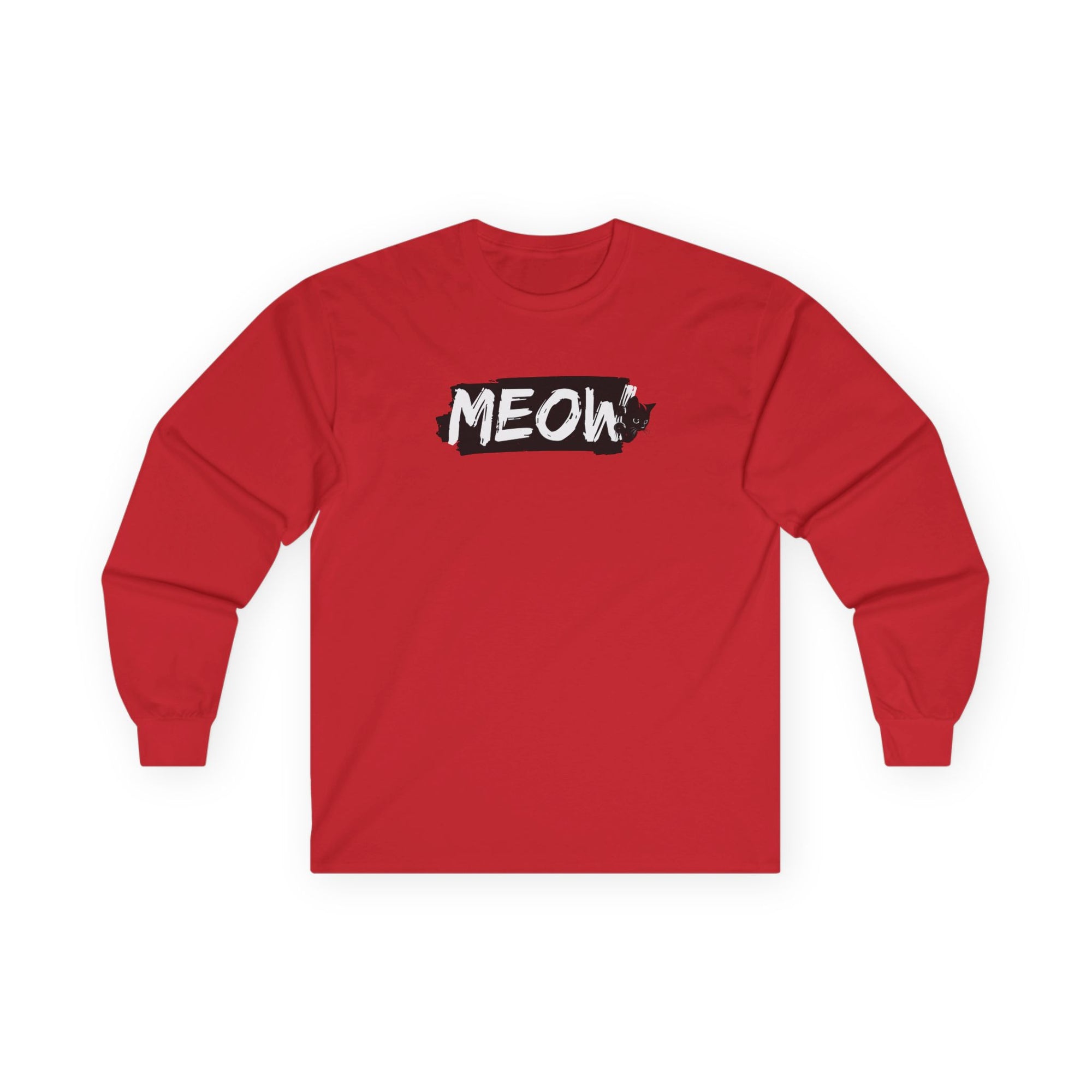 Grungy Meow Long Sleeve Tee