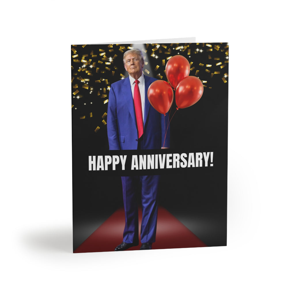 Donald Trump Anniversary Greeting Cards (8, 16, and 24 pcs)