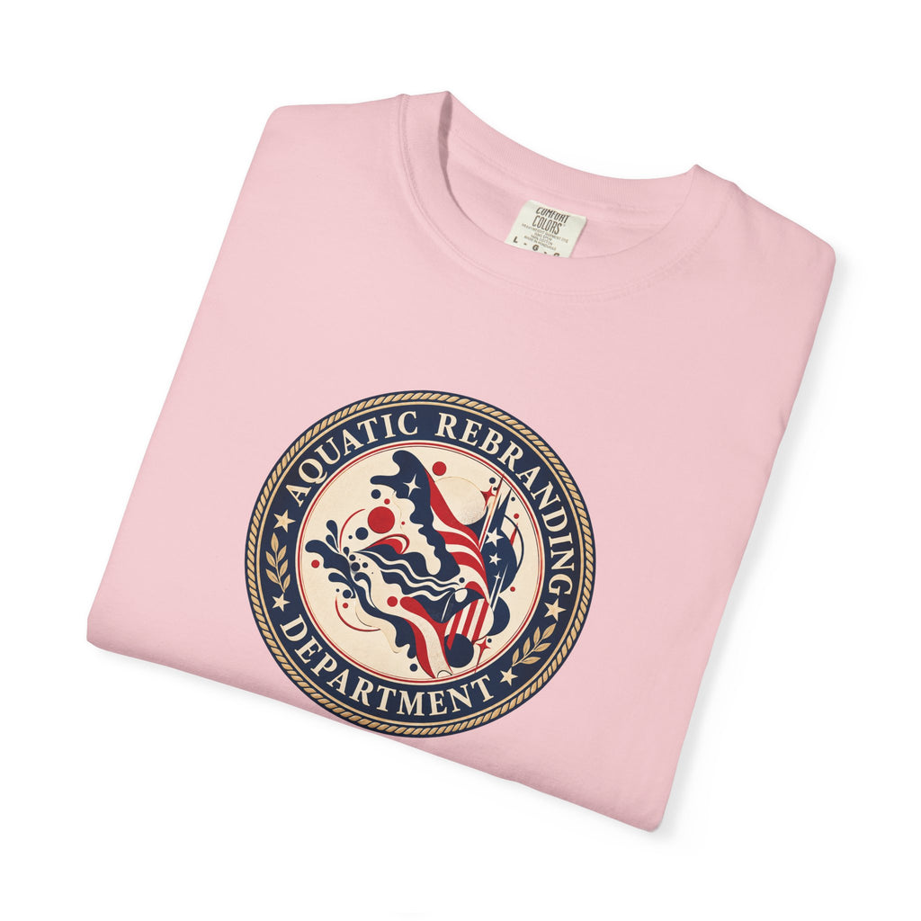 Aquatic Rebranding Department Garment-Dyed Unisex T-Shirt