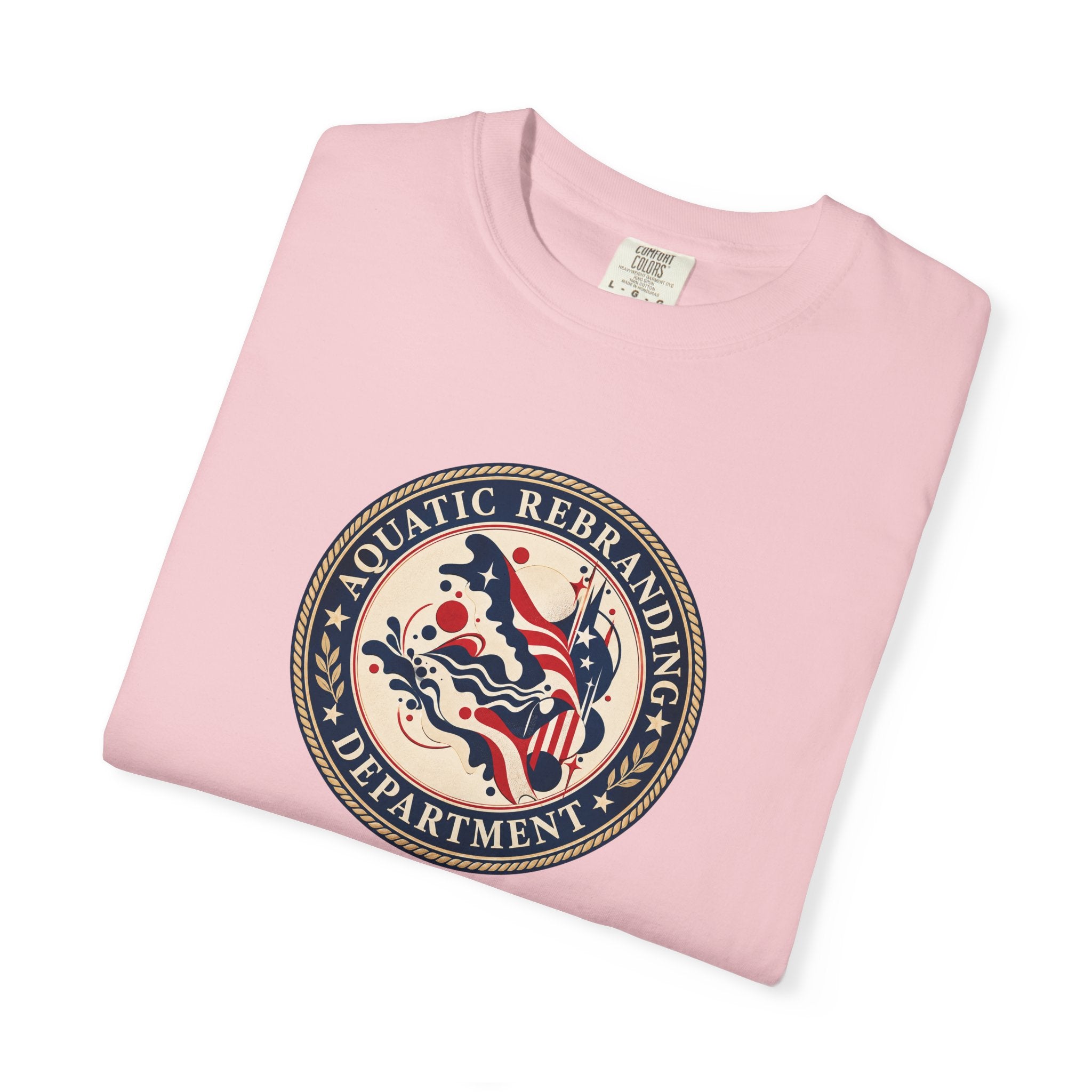 Aquatic Rebranding Department Garment-Dyed Unisex T-Shirt