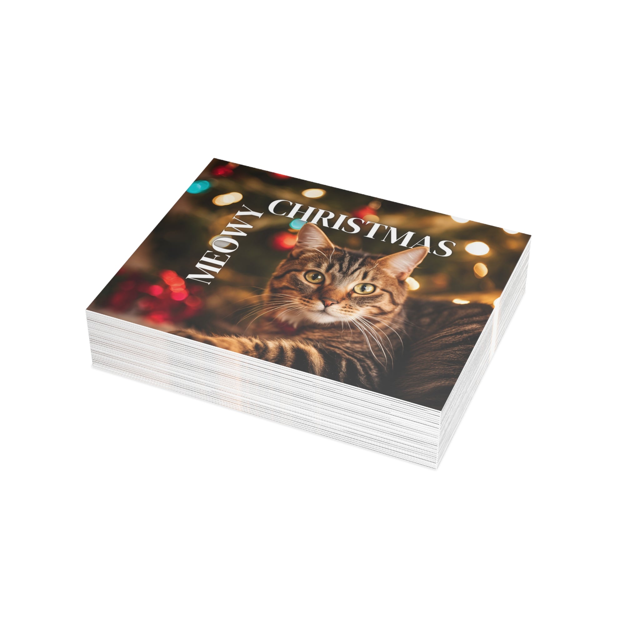 Meowy Christmas Postcard Bundles (envelopes included)