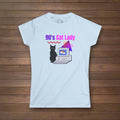 90's Cat Lady Graphic Tee - Fun Retro Style for Cat Lovers - Clothing, T-shirts - EpiAl's Shop