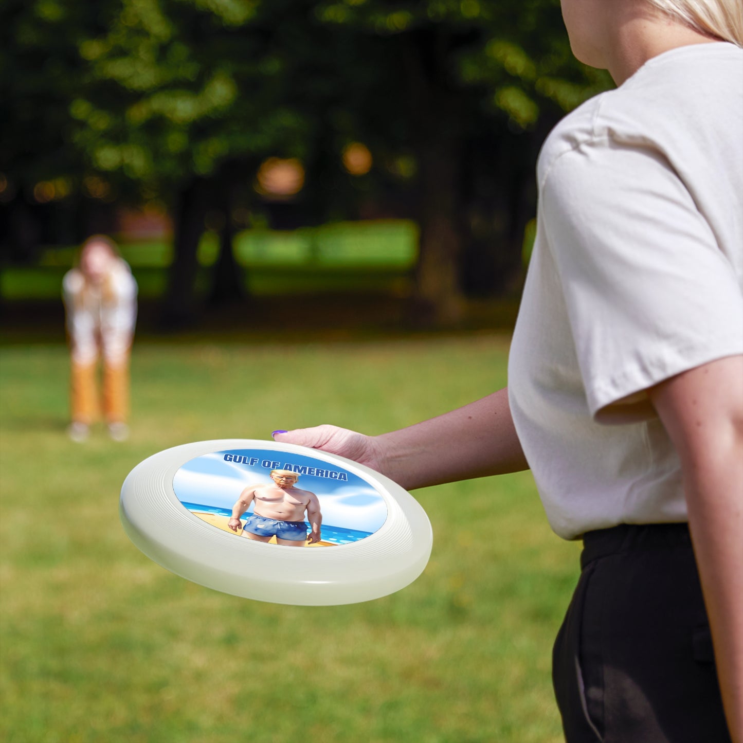 Gulf of America Frisbee - Fun Outdoor Flying Disc with Humorous Design