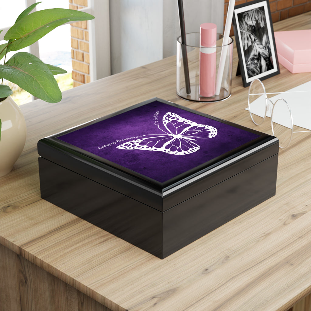 Epilepsy Awareness Jewelry Box - End the Stigma