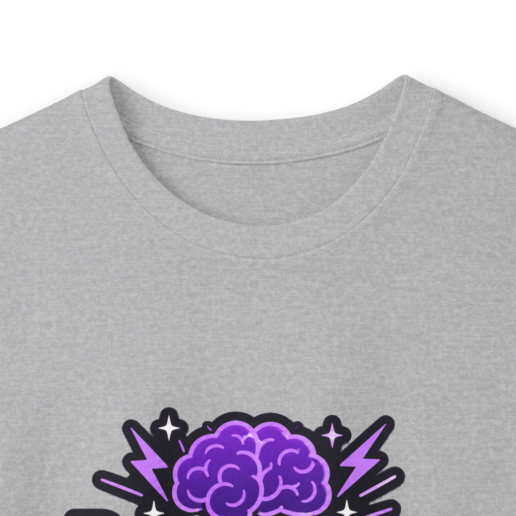Brainstorm, Literally Epilepsy Awareness Long Sleeve Shirt | Purple Brain Epilepsy Tee