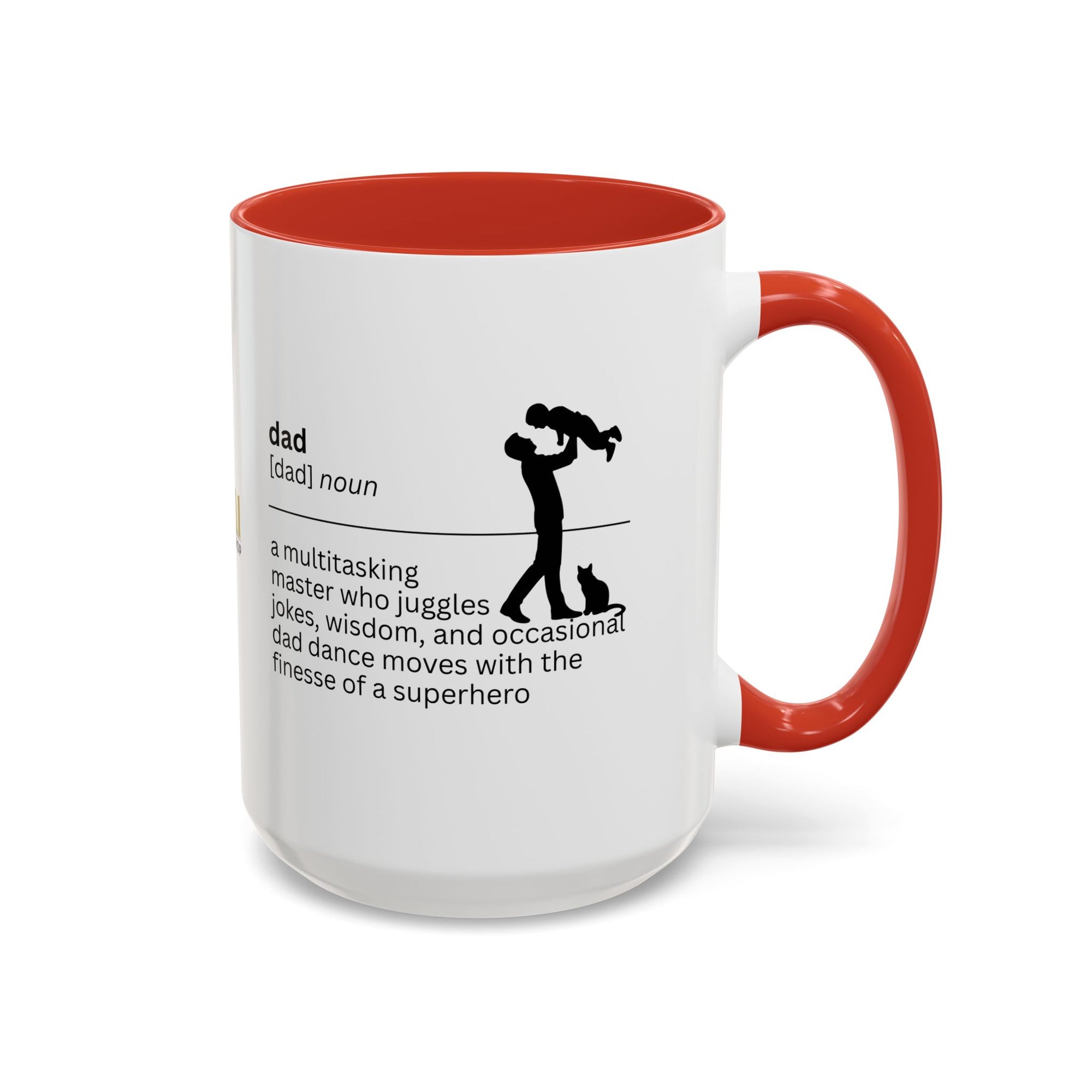 Dad Multitasking Accent Coffee Mug - Perfect Gift for Dads