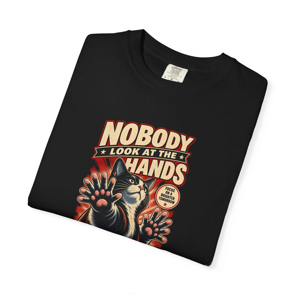 Nobody Look at the Hands AI Slop Comfort Colors T-Shirt
